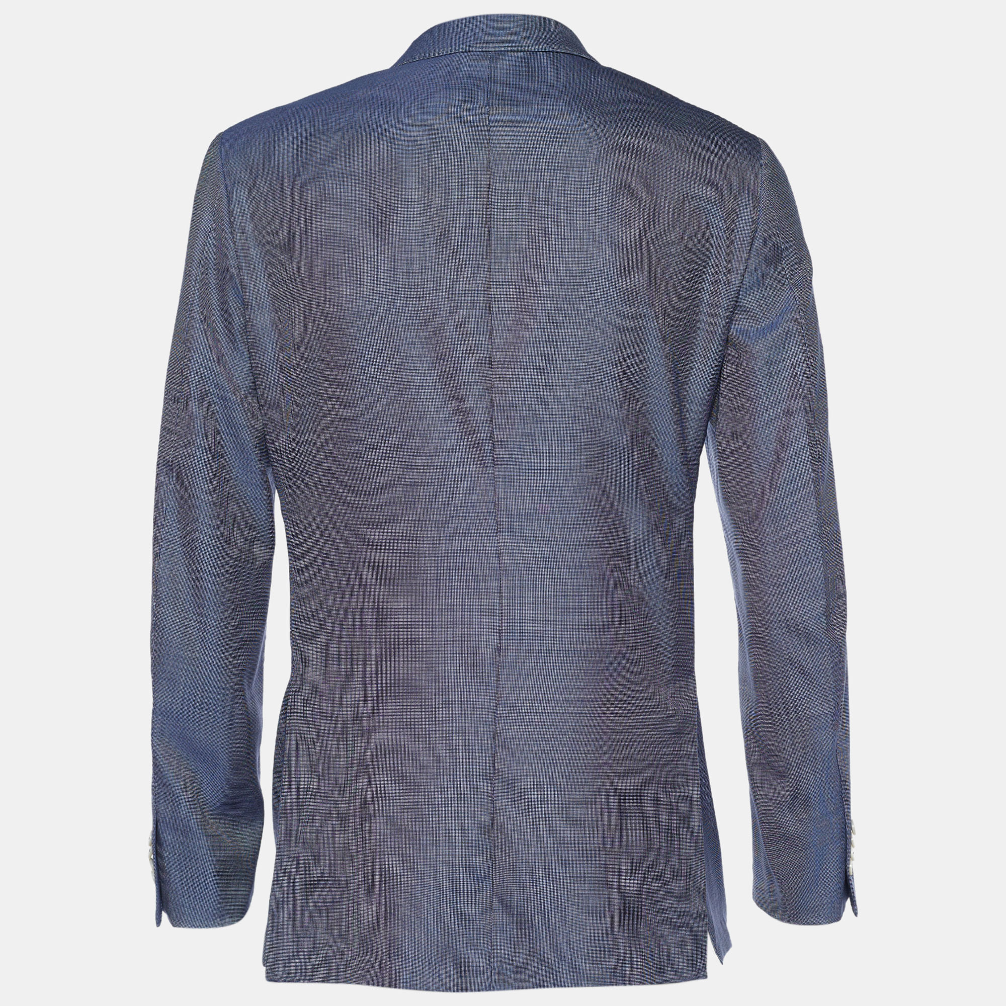 

Ermenegildo Zegna Blue Wool Single Breasted Blazer Custom Fit