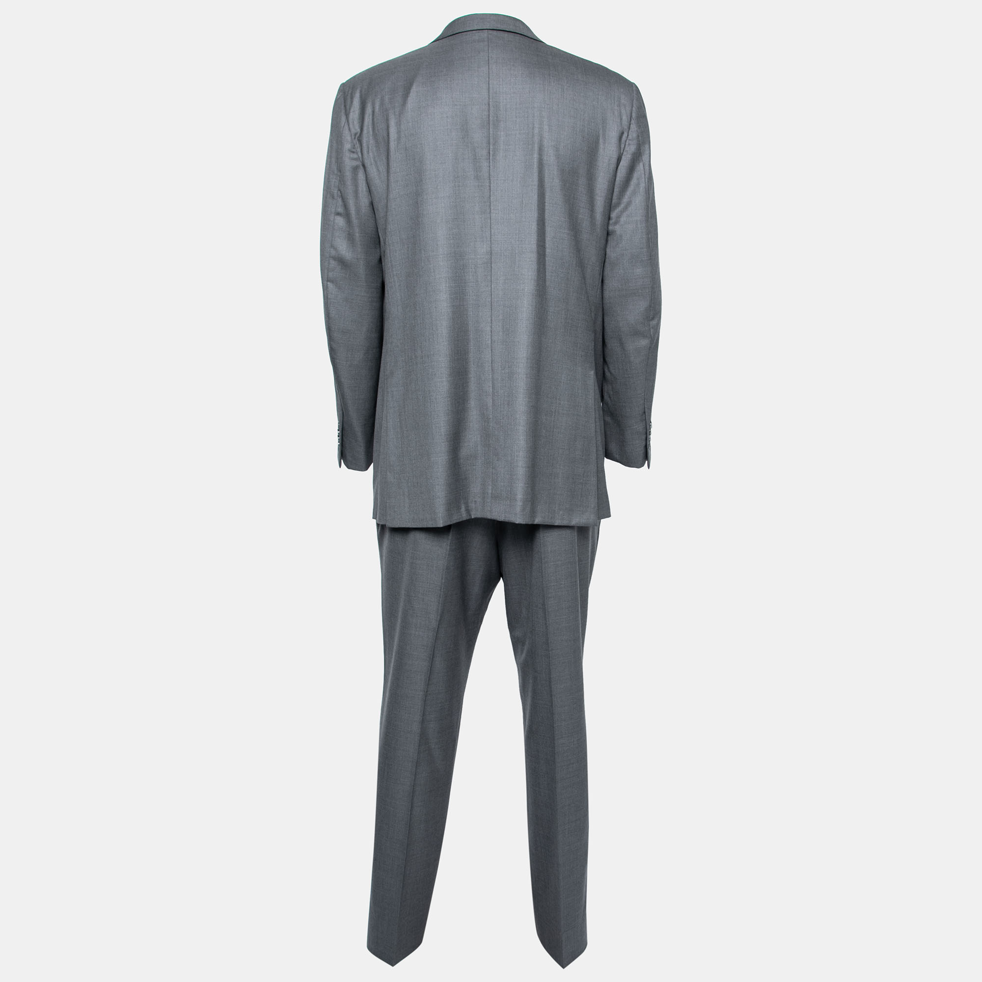 

Ermenegildo Zegna Grey Wool Single Breasted Suit