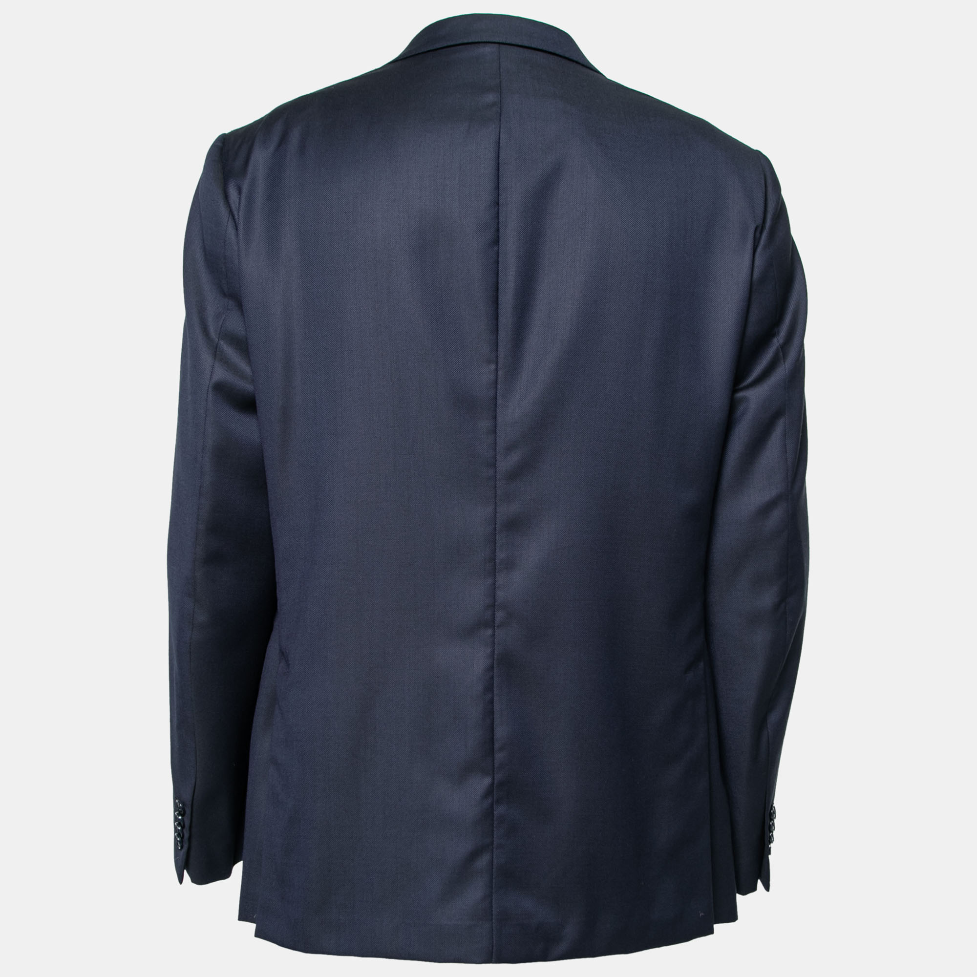 

Ermenegildo Zegna Navy Blue Wool Single-Breasted Jacket