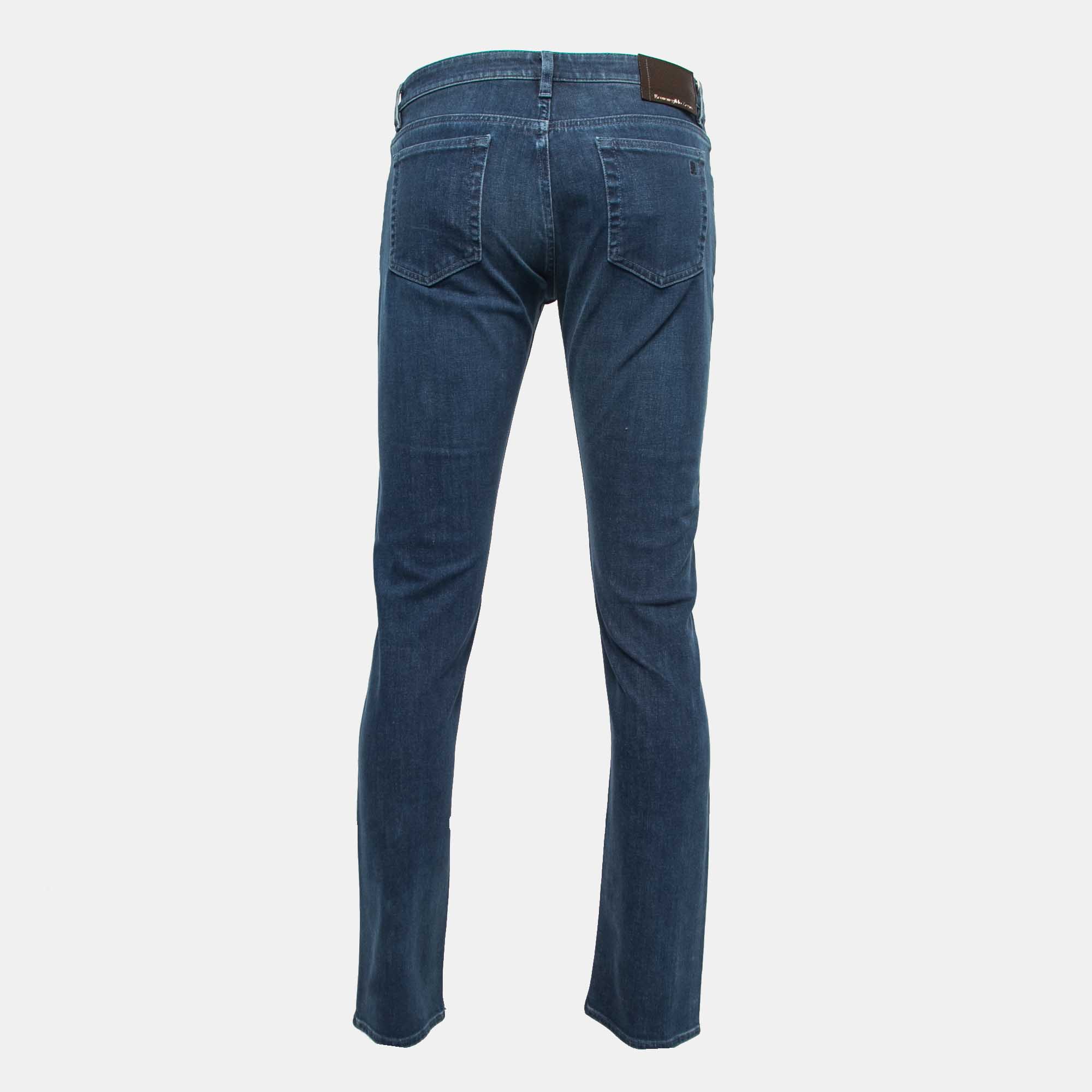 

Ermenegildo Zegna Blue Denim Slim Fit Jeans  Waist 32