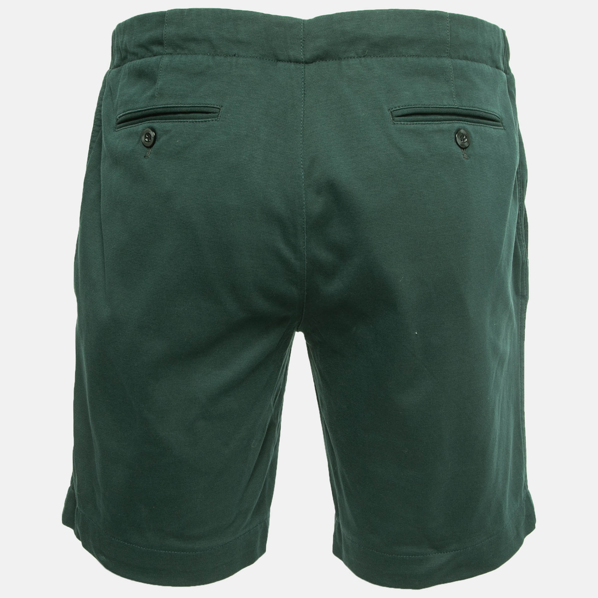 

Loro Piana Green Cotton Knit Bermuda Shorts