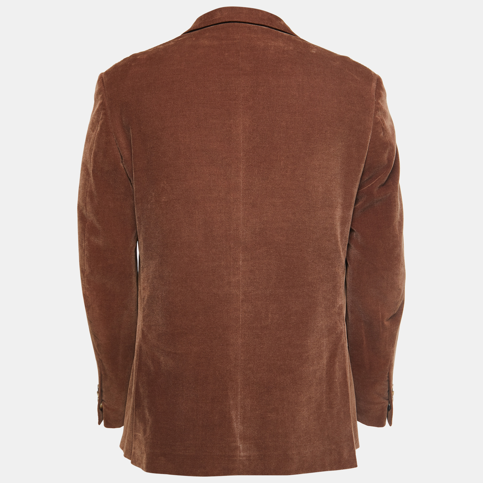 

Ermenegildo Zegna Brown Corduroy Single Breasted Blazer