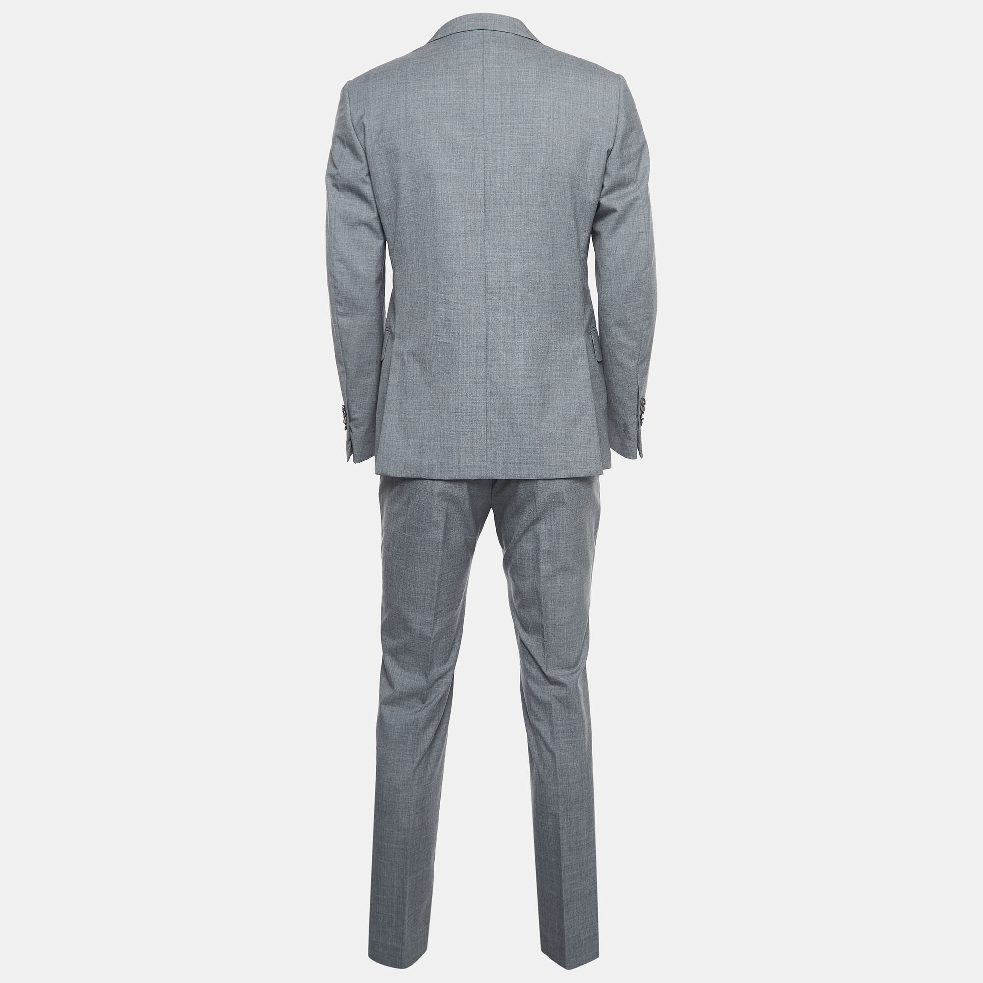 

Ermenegildo Zegna Grey Wool Single Breasted Suit