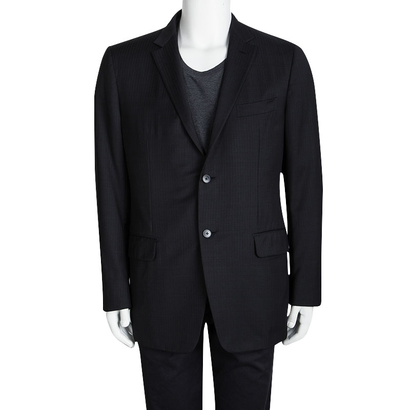 

Ermenegildo Zegna Couture Black Wool Regular Fit Blazer