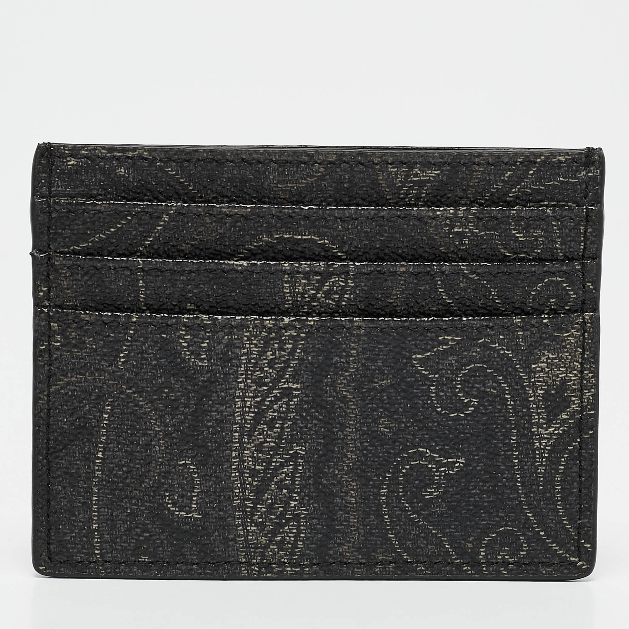 

Etro Black Paisley Print Coated Canvas Card Holder