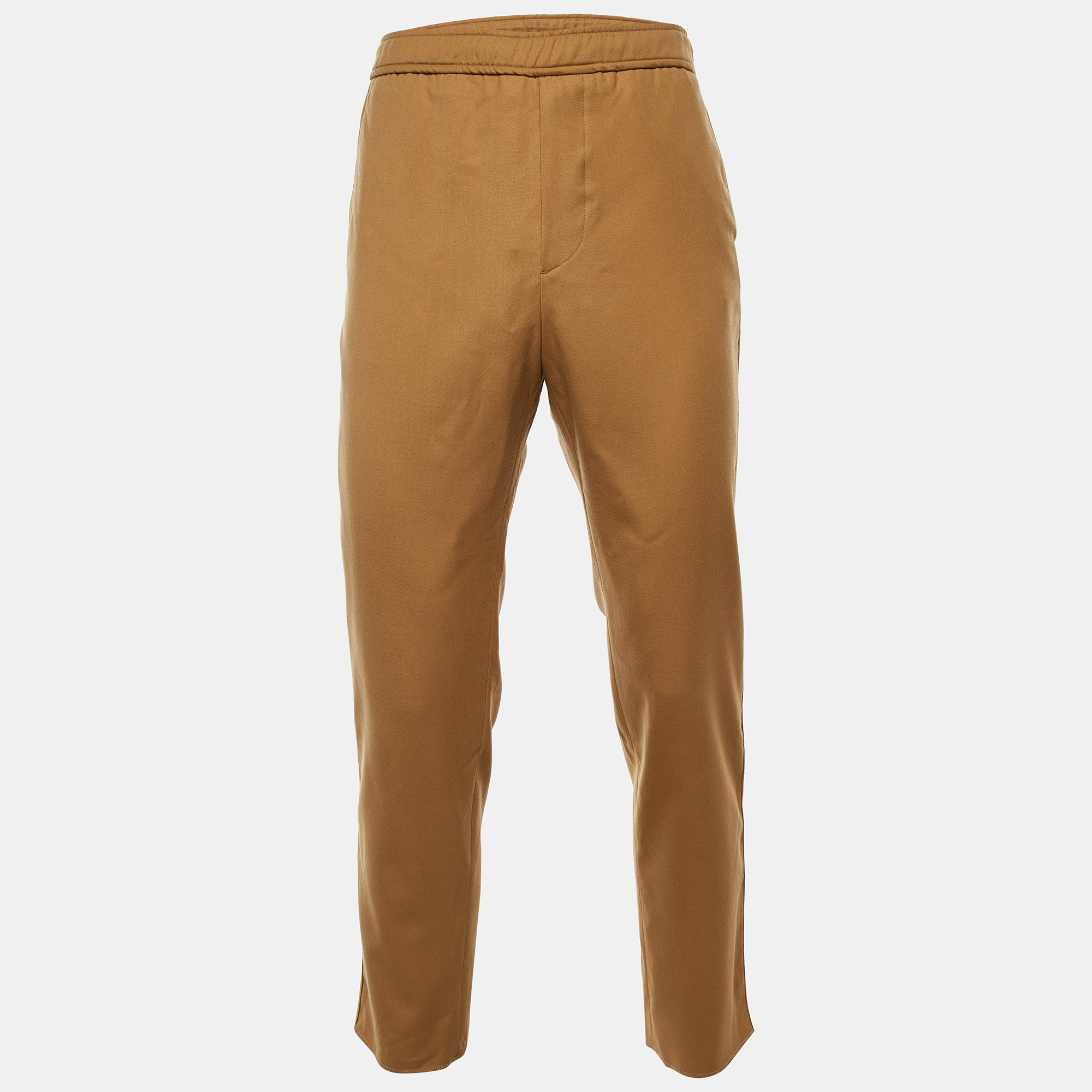 

Etro Brown Fleece Wool Tapered Pants M