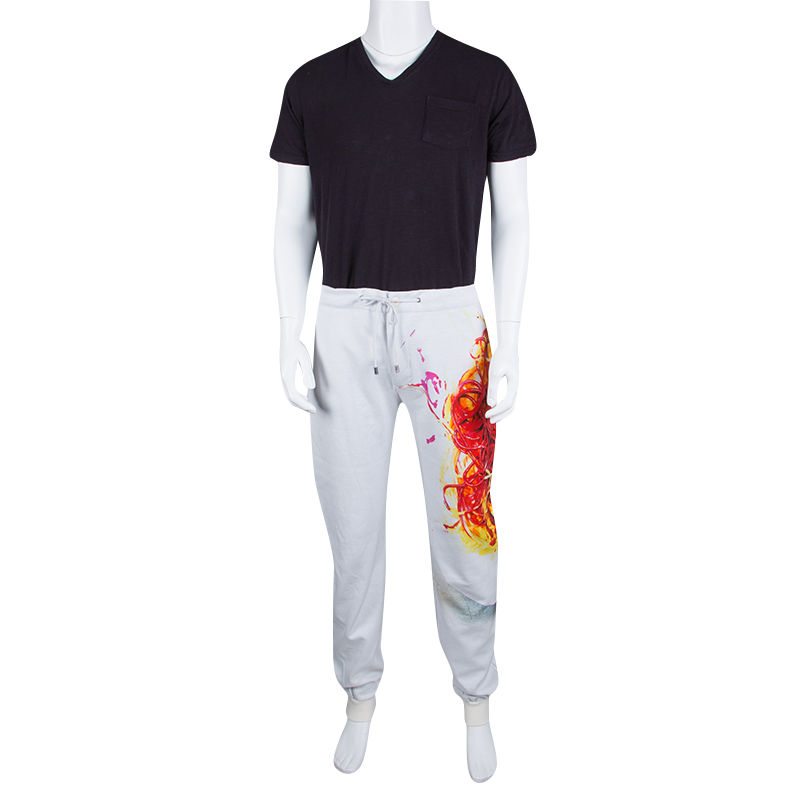 

Etro Grey Printed Jogger Pants
