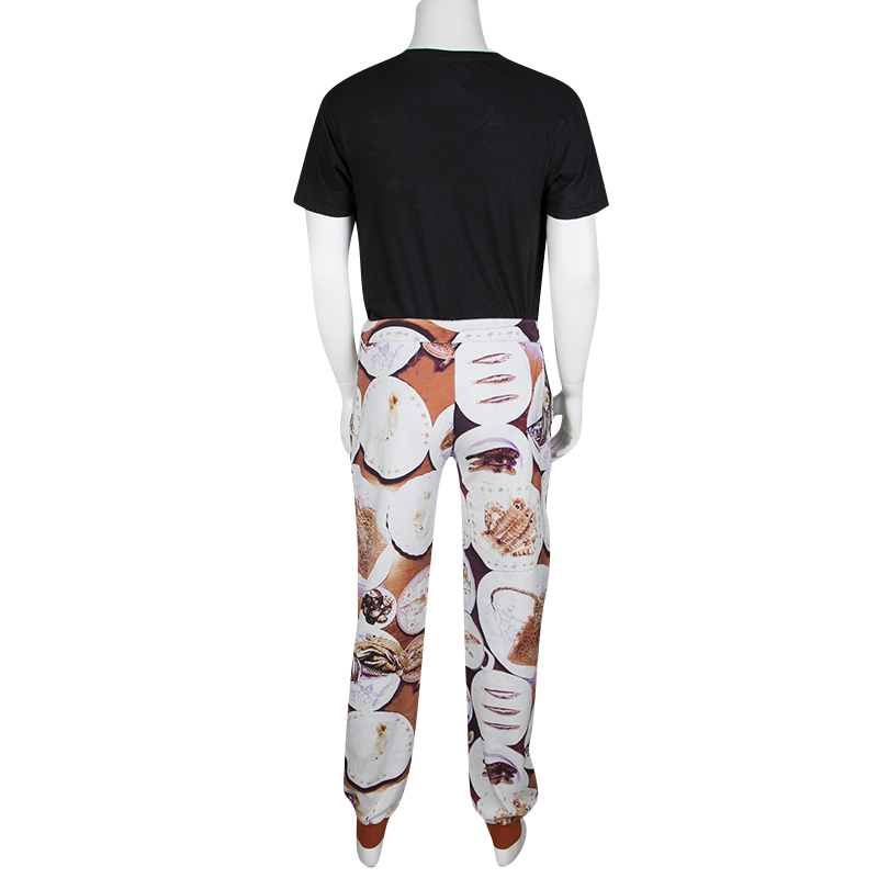 

Etro Multicolor Fish Print Drawstring Detail Jogger Pants