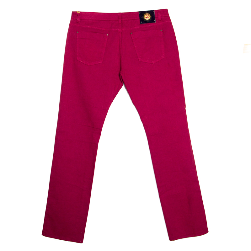 

Etro Red Straight Fit Denim Jeans