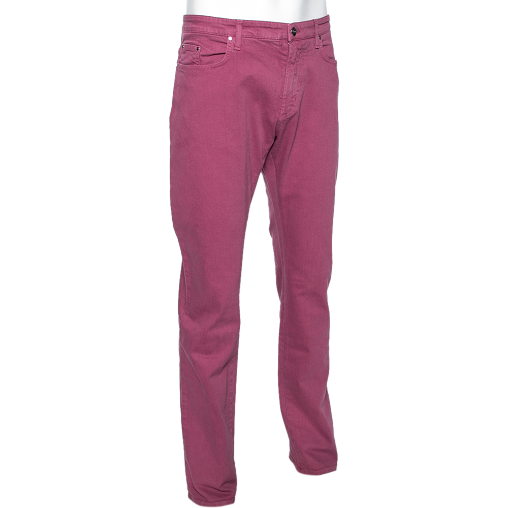 

Etro Pink Washed Effect Denim Jeans