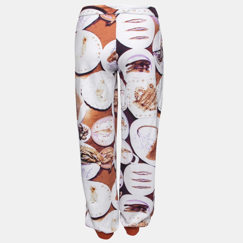 

Etro Multicolor Fish Print Drawstring Detail Jogger Pants