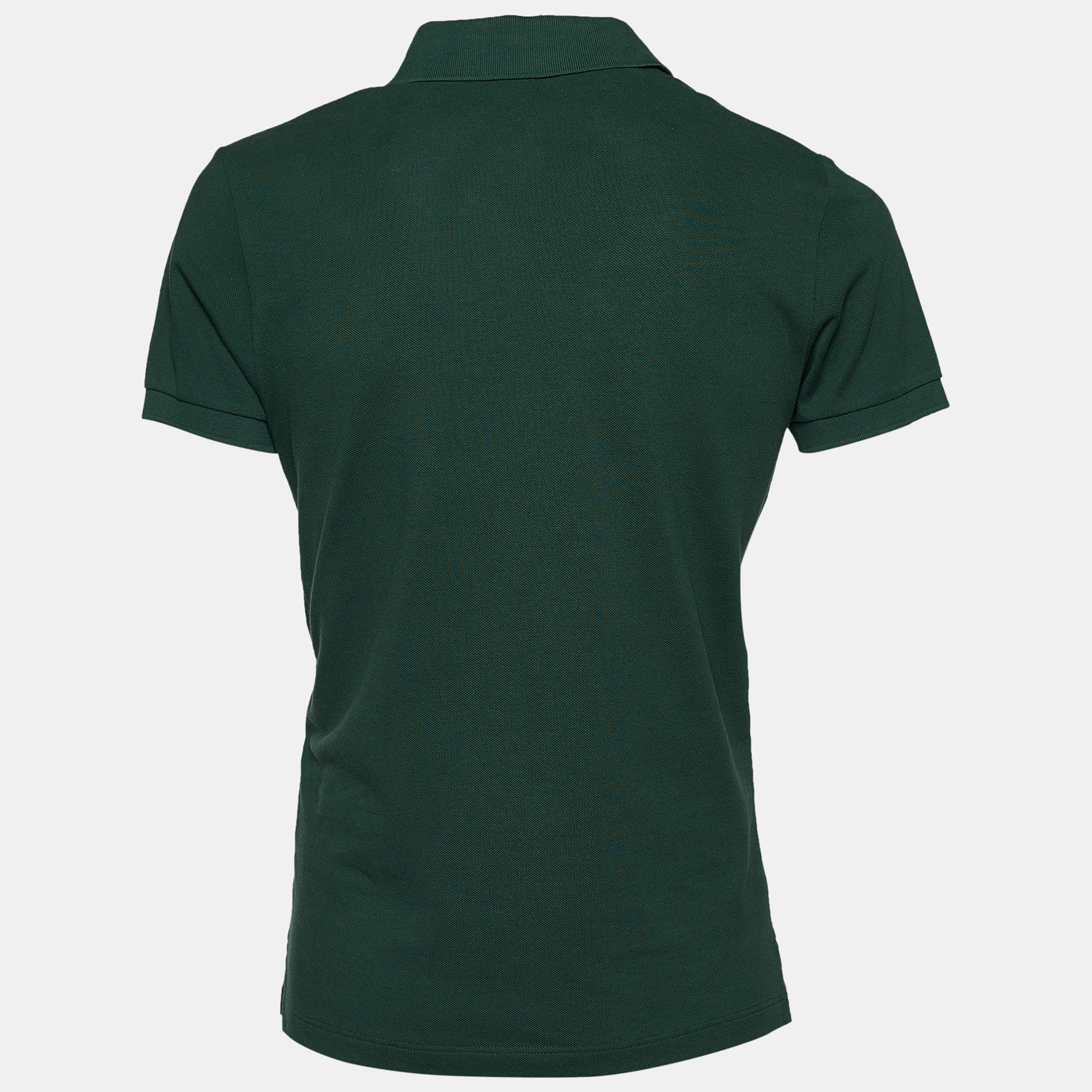 

Etro Green Cotton Pique Logo Embroidered Polo T-Shirt