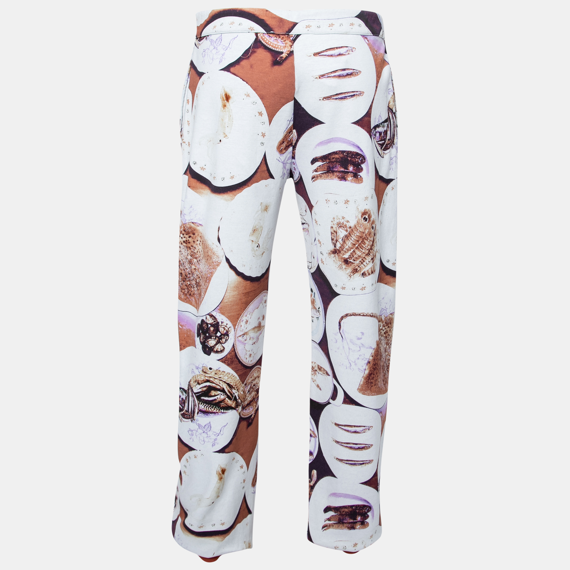 

Etro Multicolor Printed Cotton Drawstring Jogger Pants