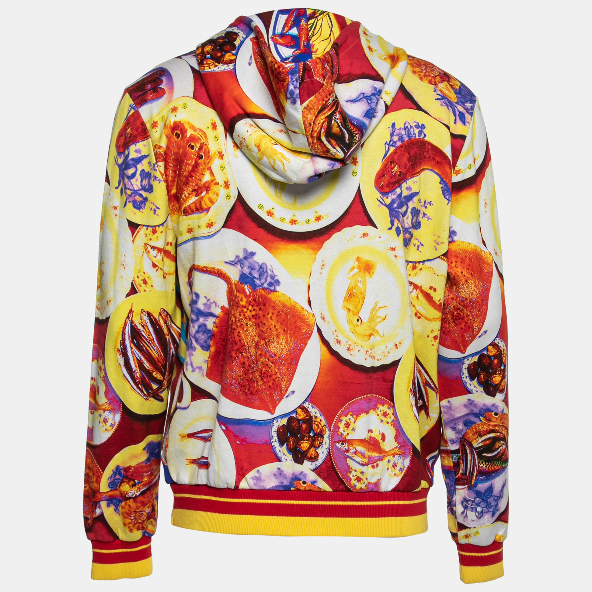 

Etro Multicolor Fish Print Print Zip Front Hoodie