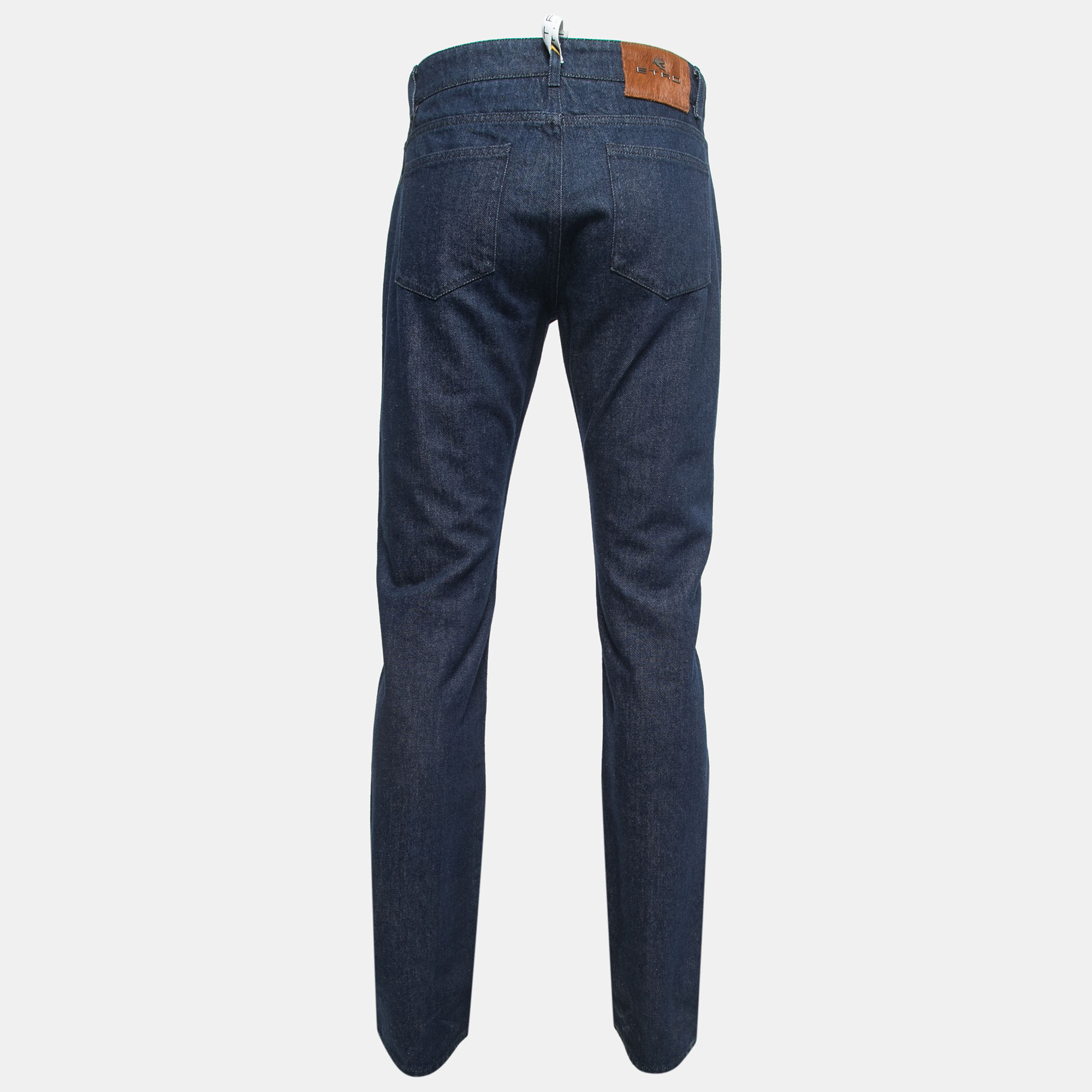 

Etro Dark Blue Denim Straight Fit Jeans  Waist 33
