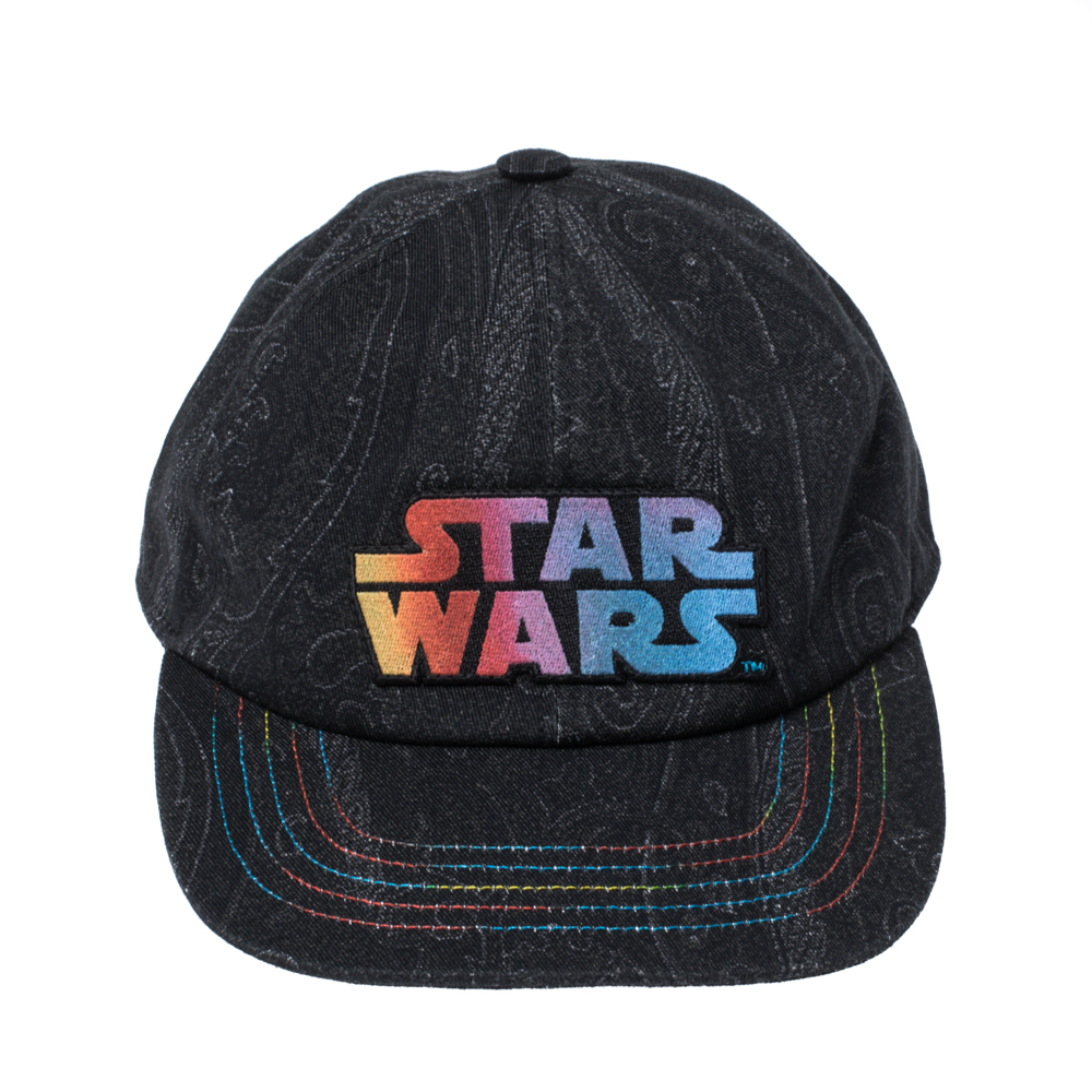 

Etro x Star Wars Black Paisley Print Cotton Baseball Cap