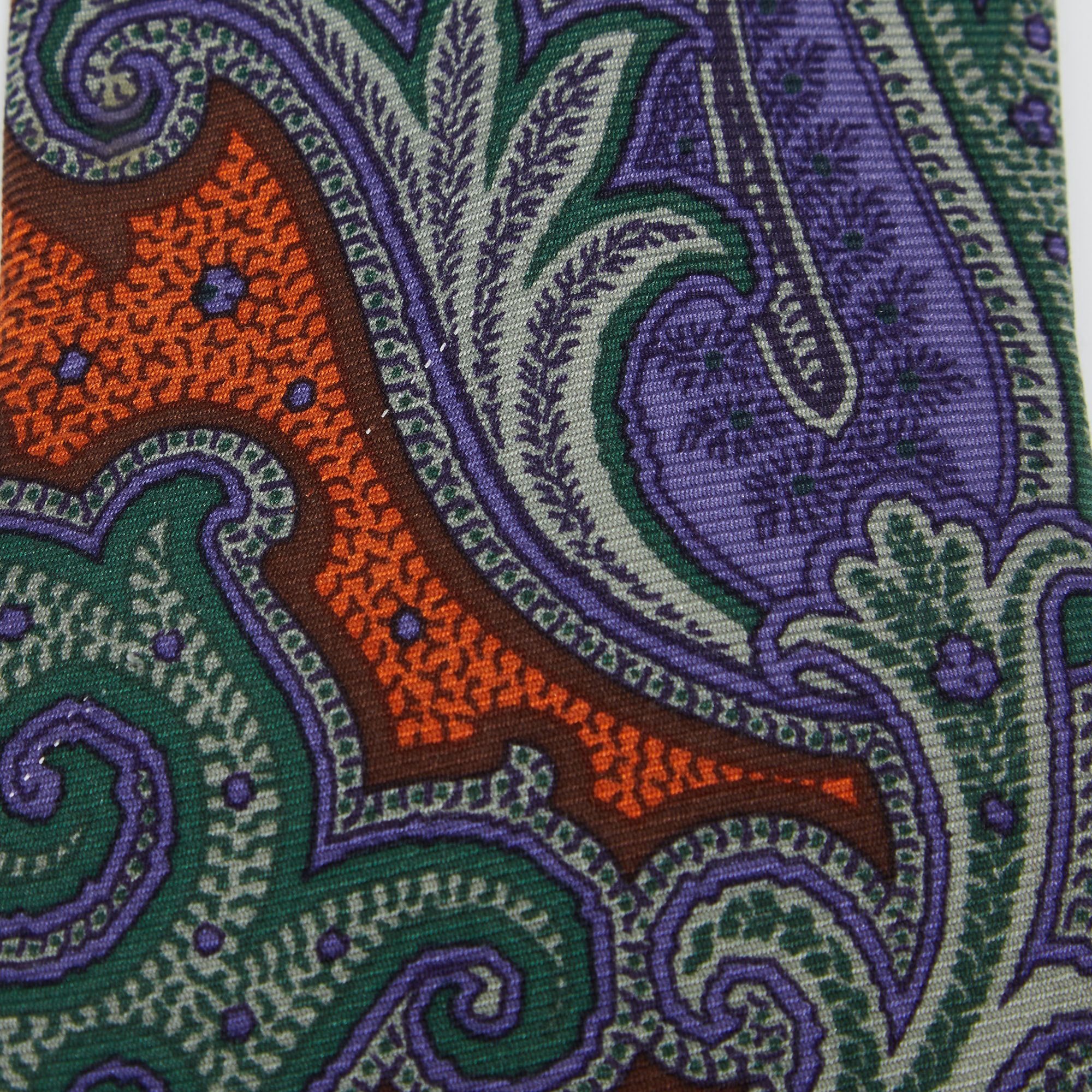 

Etro Multicolor Paisley Print Silk Tie