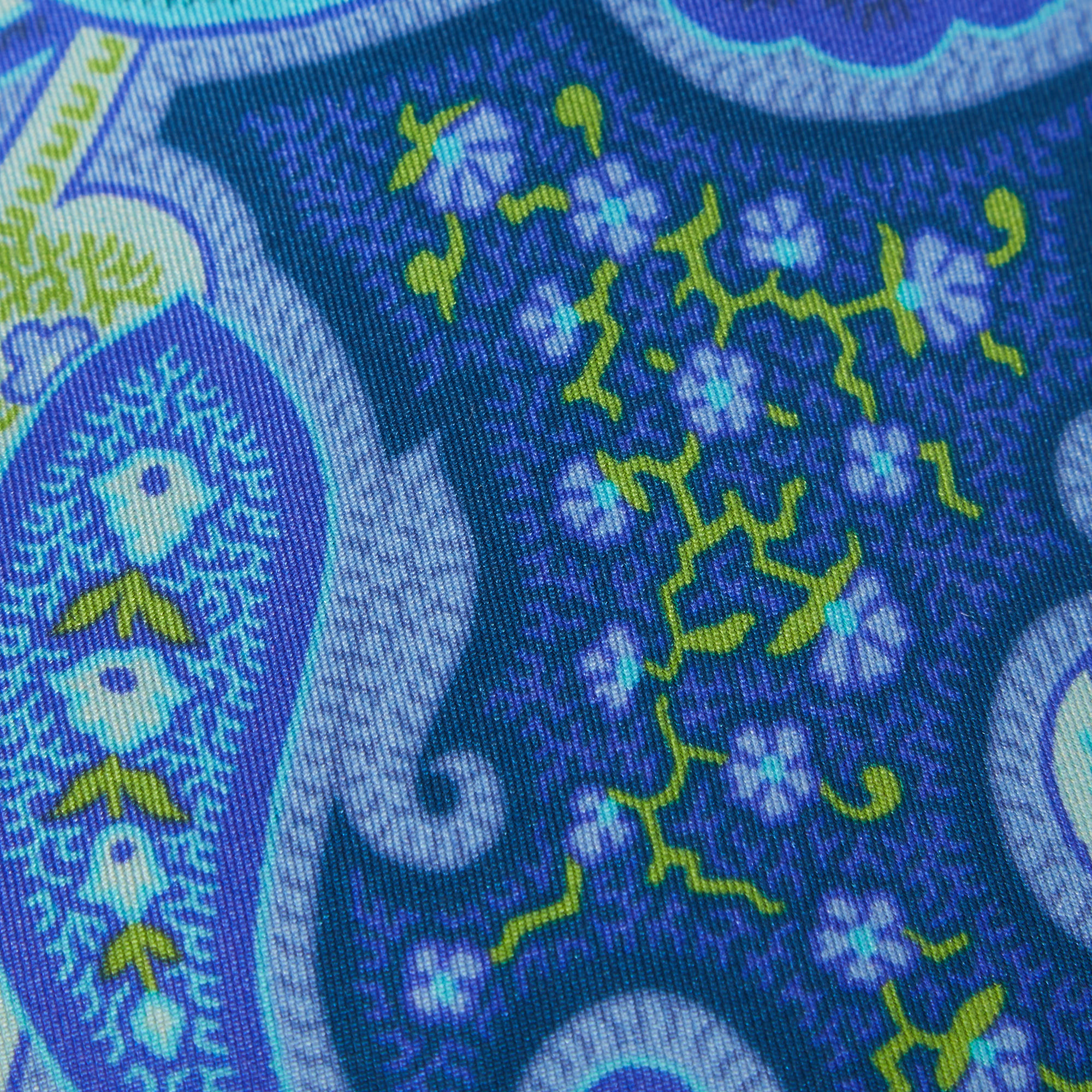 

Etro Blue & Green Paisley Print Tie