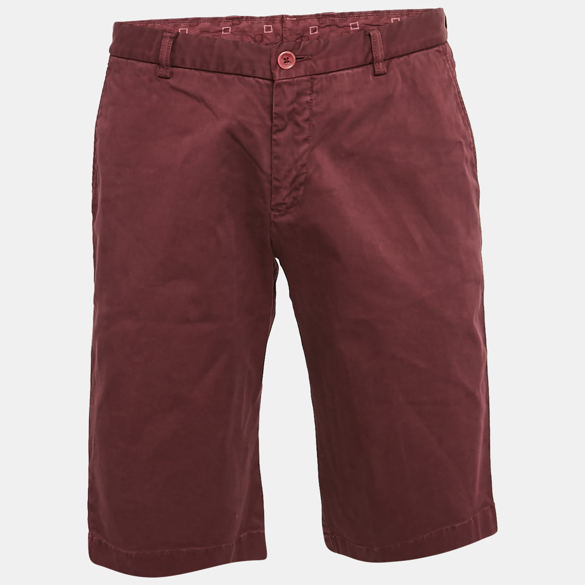 

Etro Burgundy Cotton Shorts L