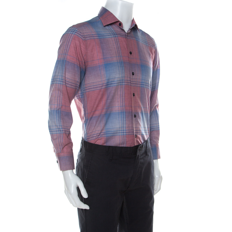 

Etro Multicolor Madras Check Cotton Long Sleeve Shirt