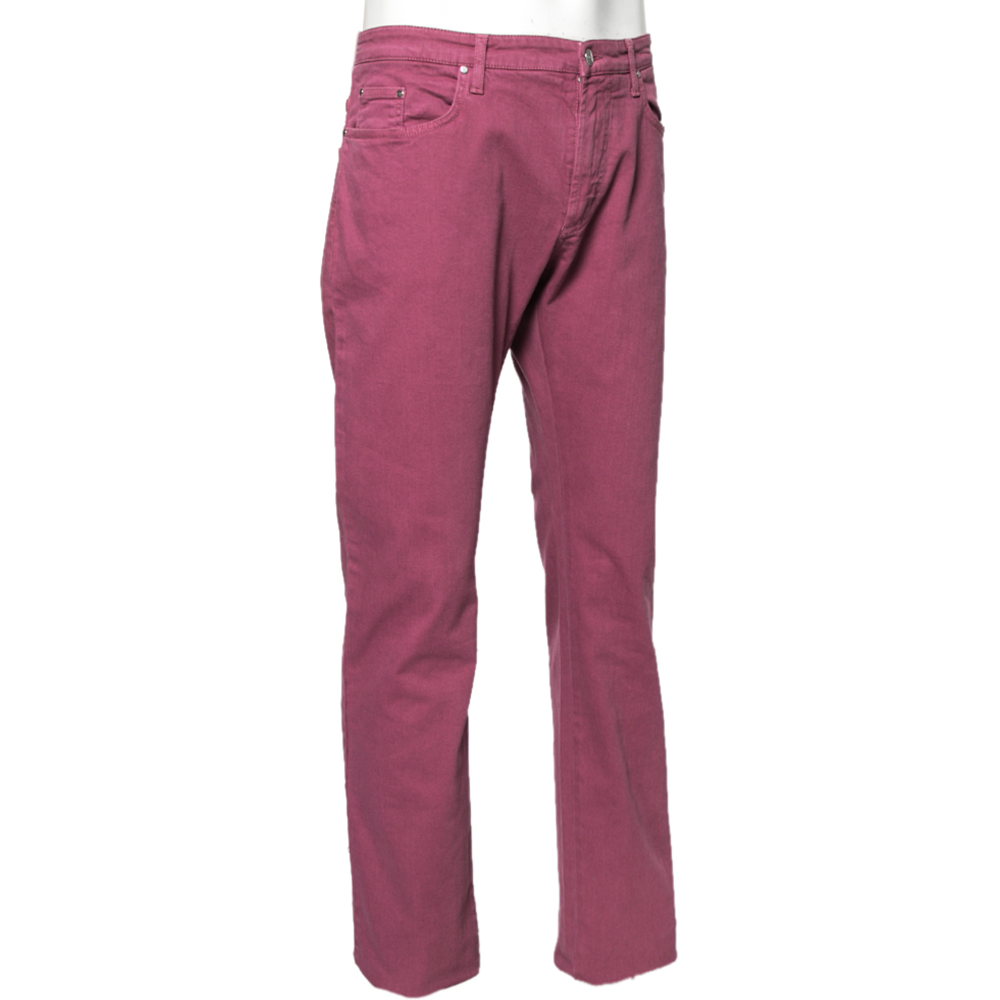 

Etro Purple Washed Effect Denim Jeans