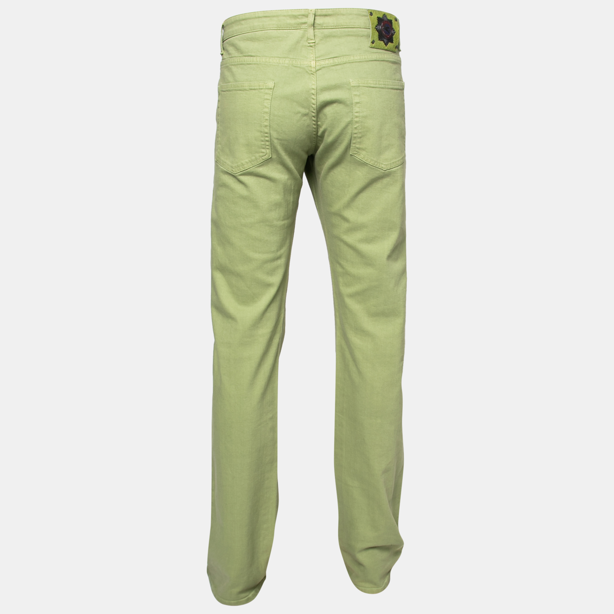 

Etro Green Denim Straight Fit Jeans  Waist 38