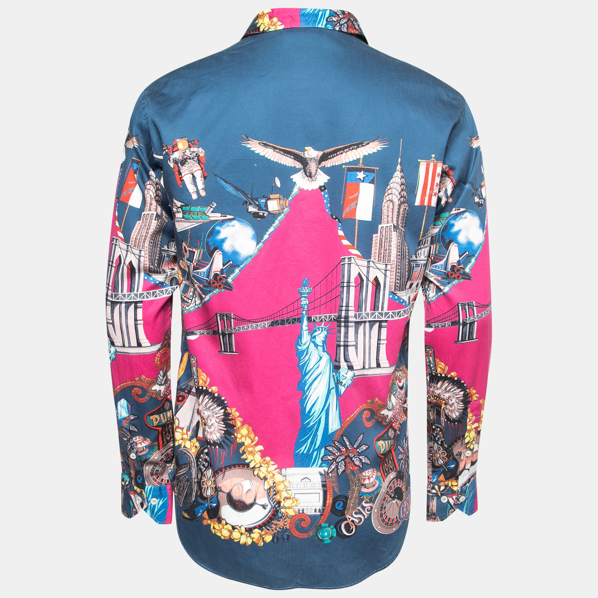 

Etro Multicolor Printed Cotton Full Sleeve Shirt