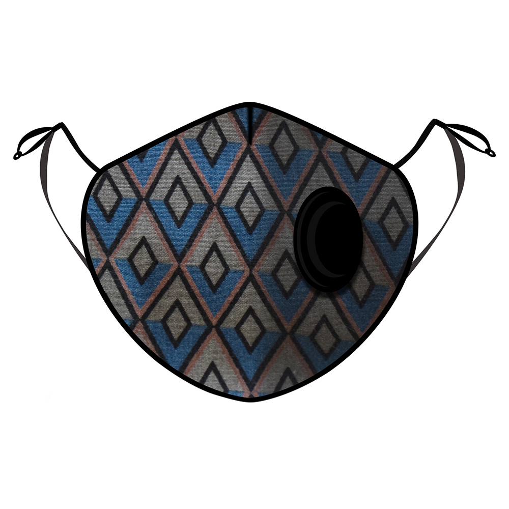 Pre Owned Fine Guard By Caroline Reusable N95 Face Mask, Artdeco - Large (Available for UAE Customers Only)