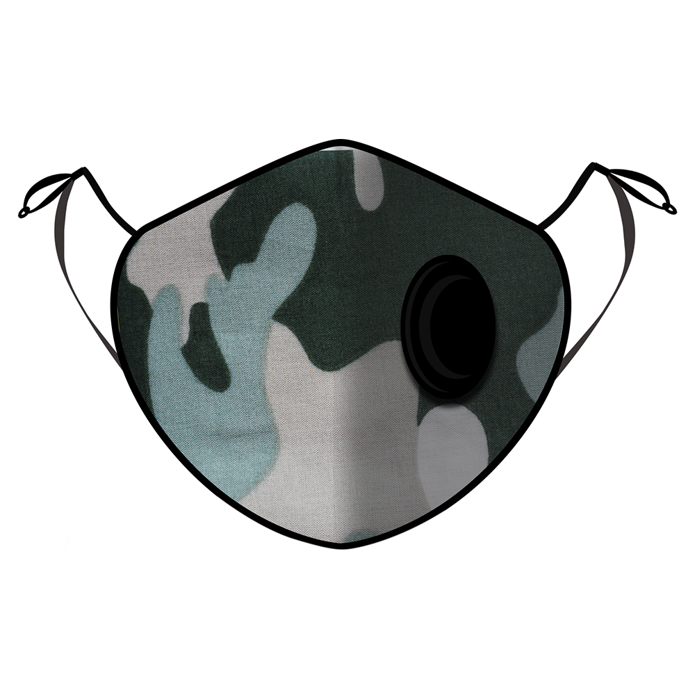 Fine Guard By Caroline Reusable N95 Face Mask, Army Patch - Large (Available for UAE Customers Only)