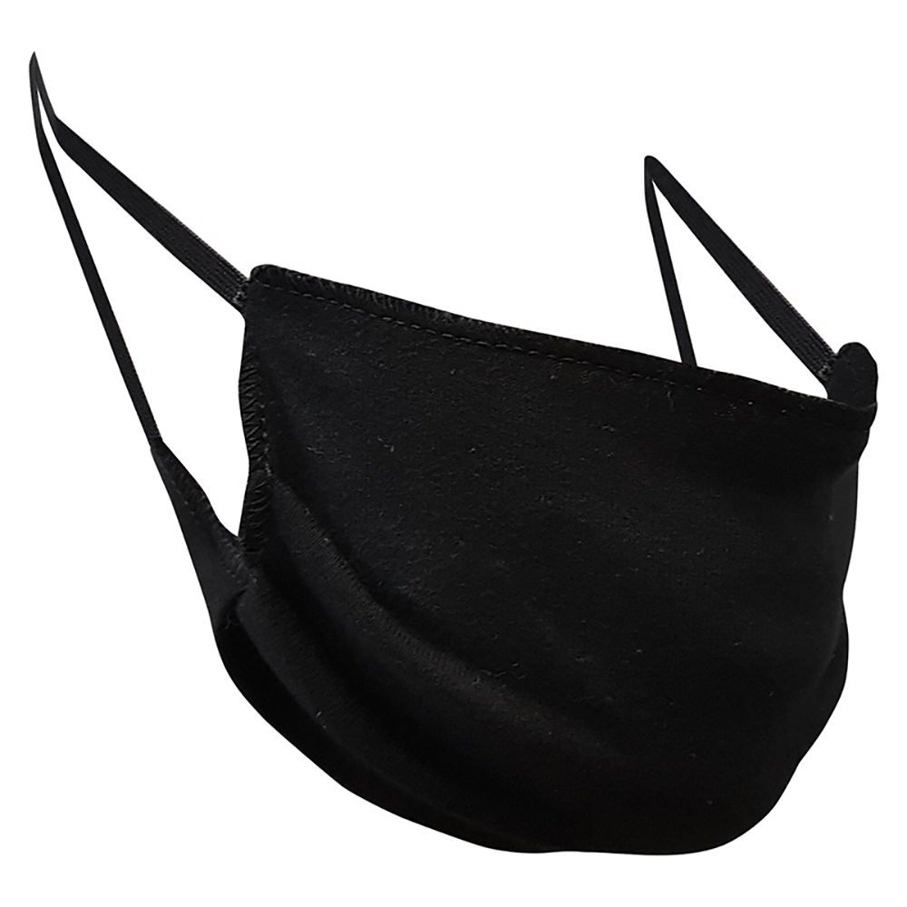 Pre Owned Non-Medical Handmade Black Cotton Face Mask - Pack Of 10 (Available for UAE Customers Only)