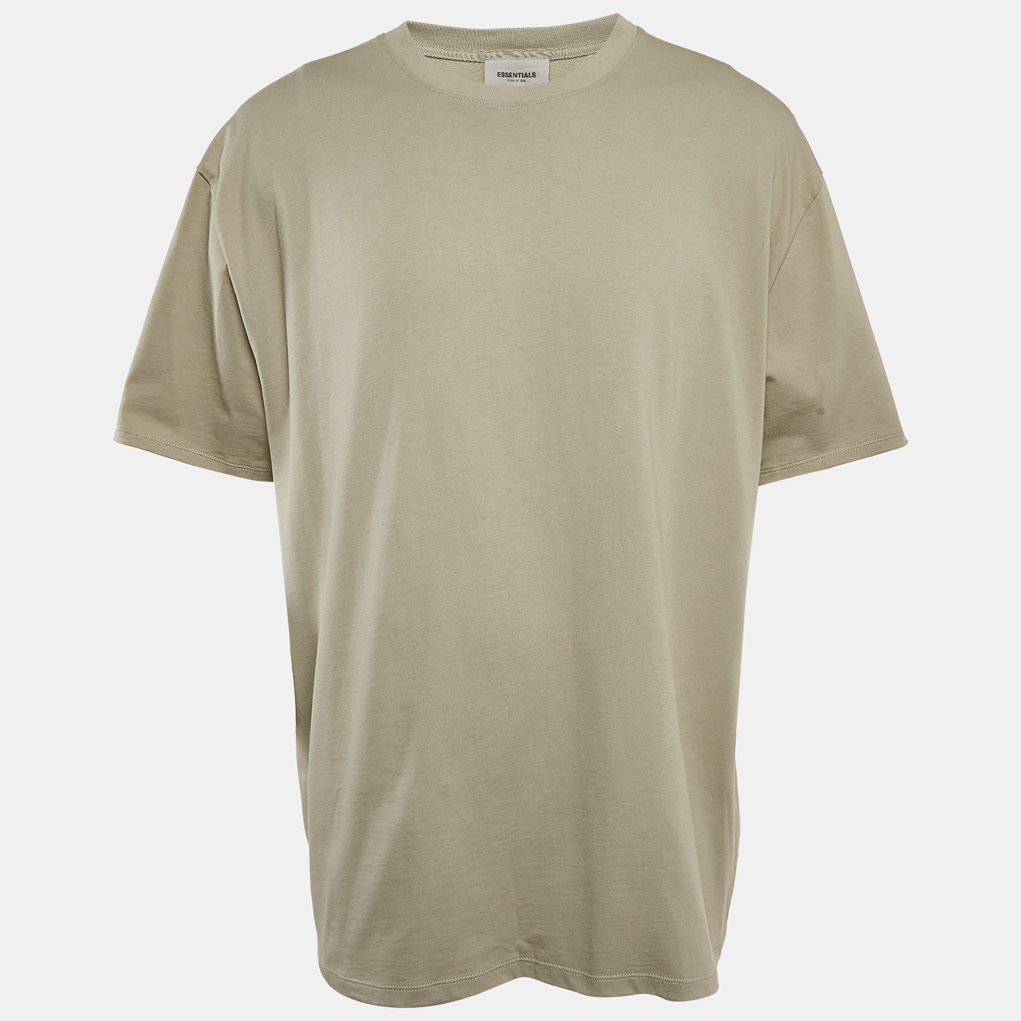 

Fear of God Essentials Printed Green Oversized T-Shirt L