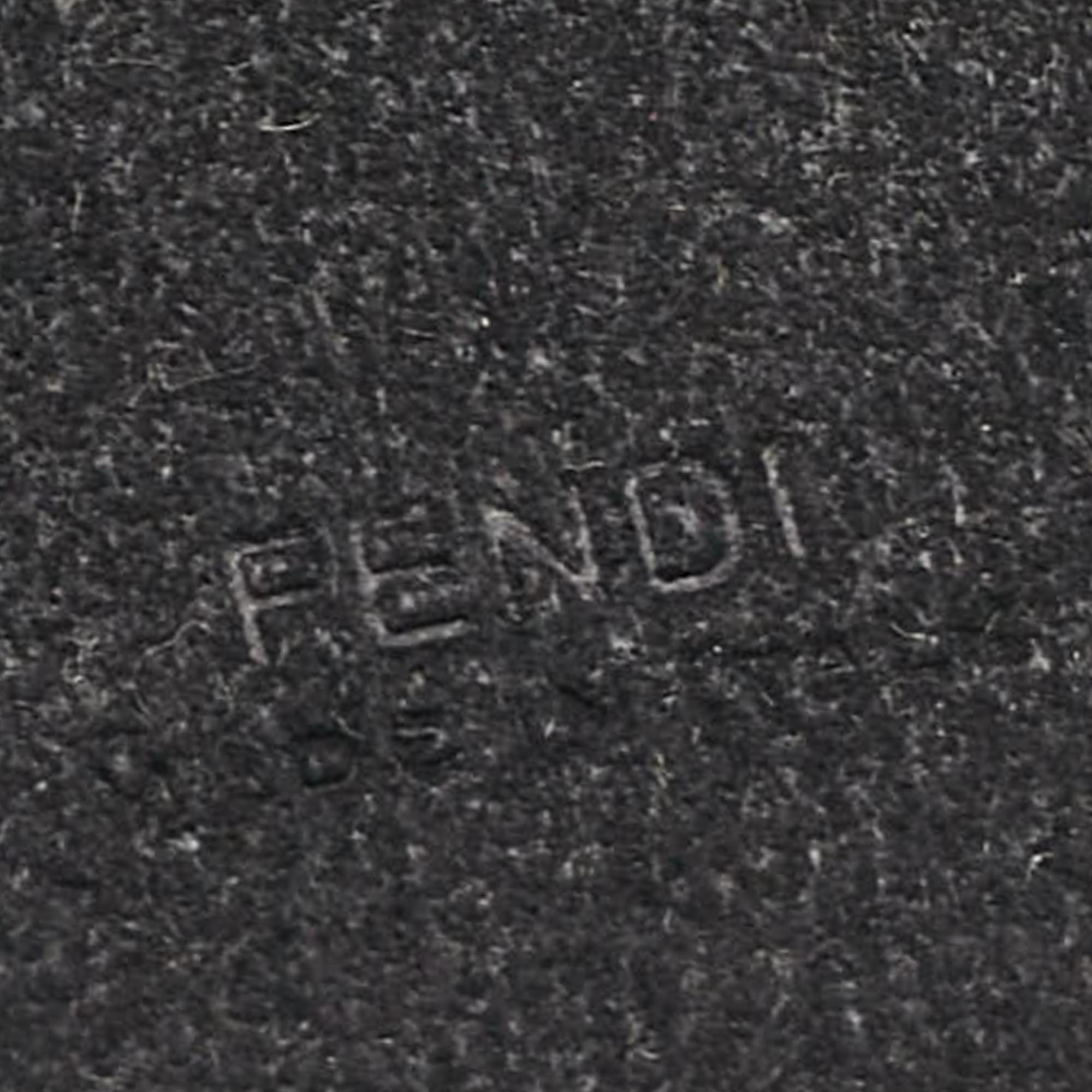 Fendi Black/Yellow Leather iPhone X Cover 