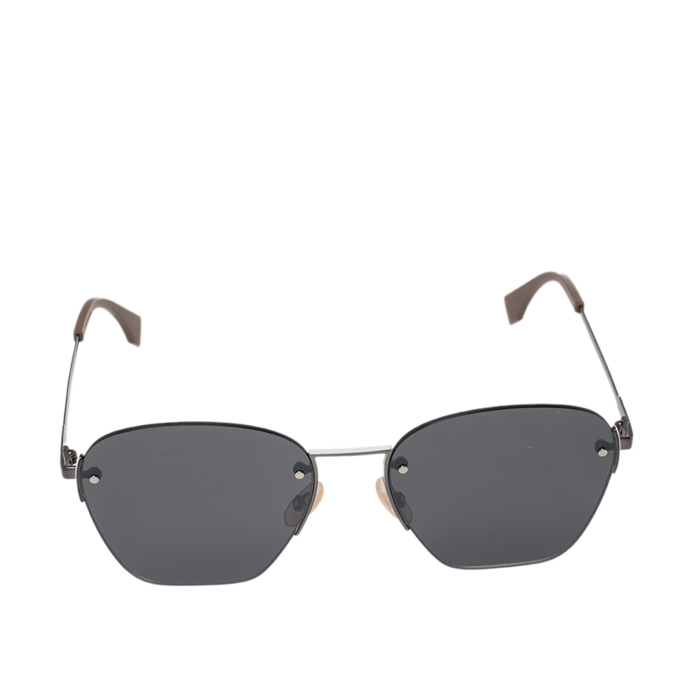 

Fendi Black/Grey FF M0057/S Squared Sunglasses