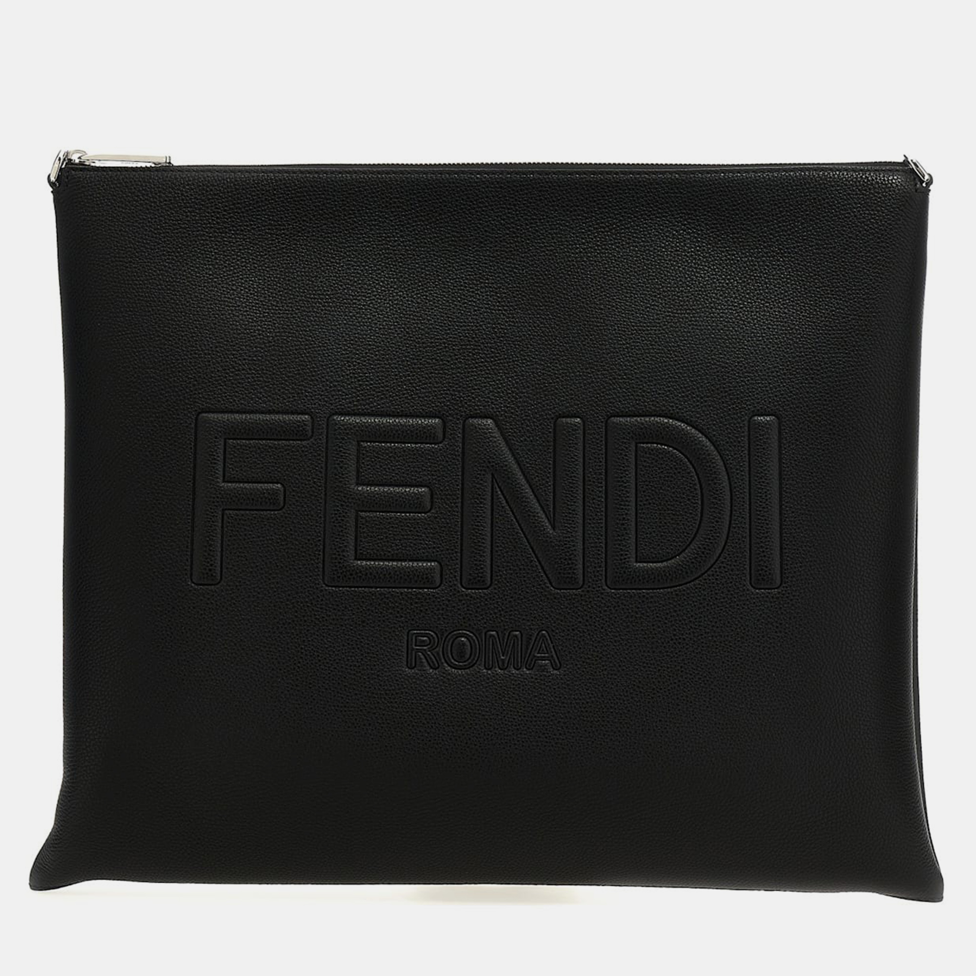 

Fendi Black Leather After Fendi Roma shoulder bag