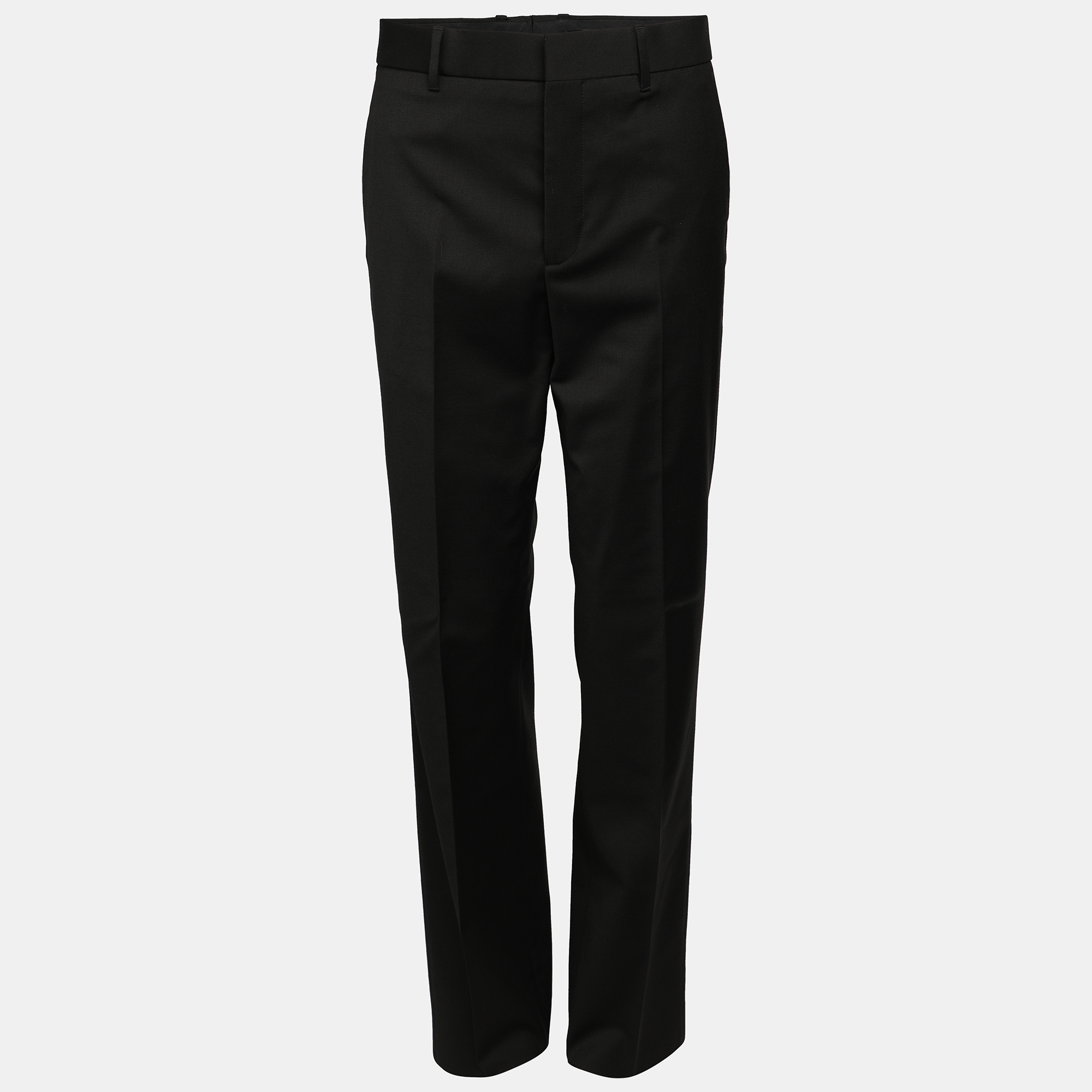 

Fendi Black Wool Blend Trouser L