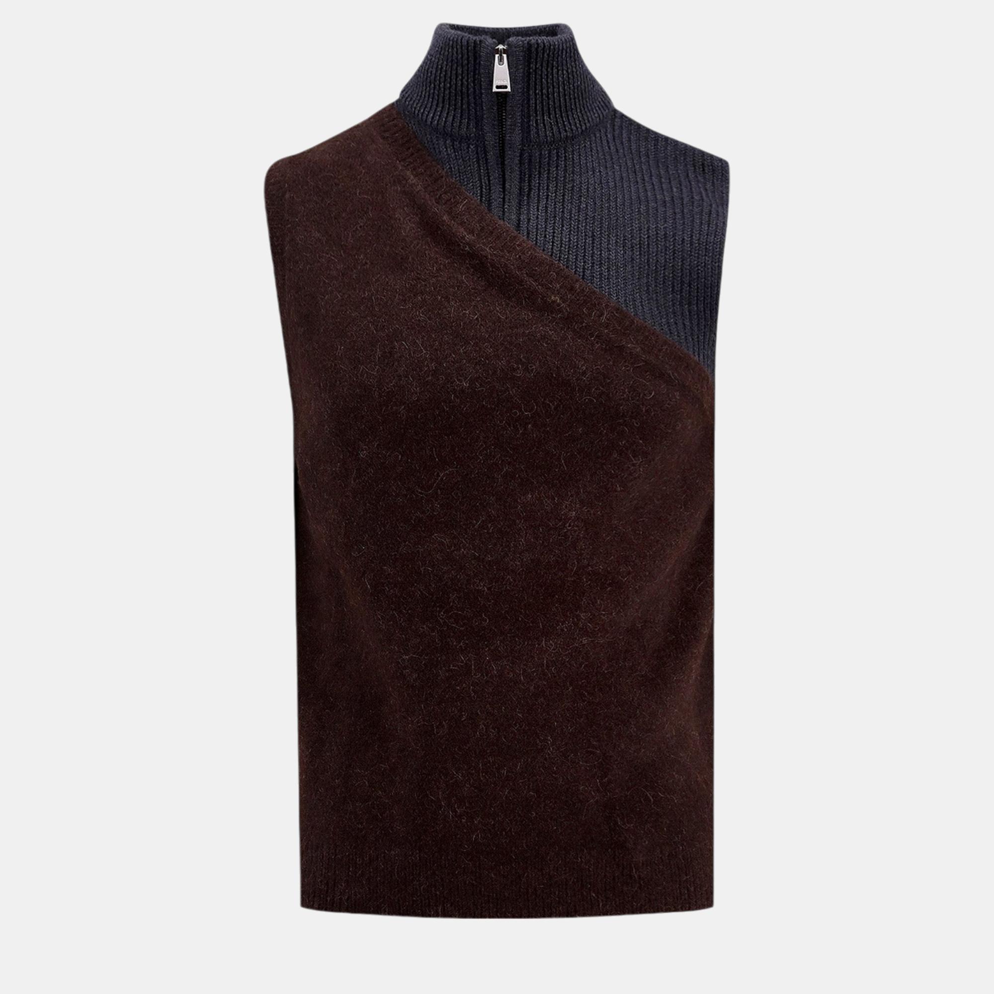 

Fendi Multicolor Alpaca And Wool Vest