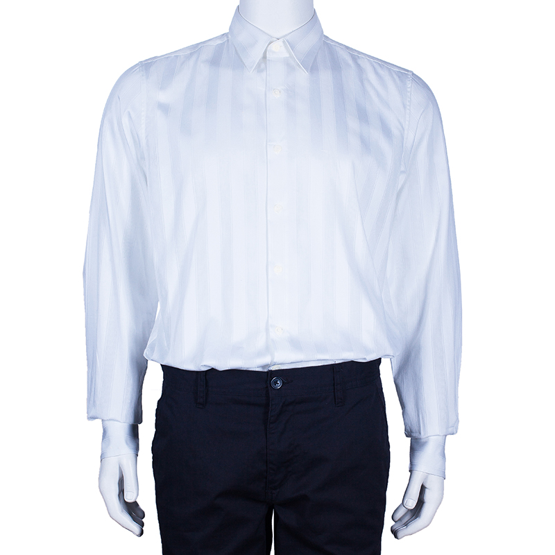 

Fendi Men's White Cotton Shirt
