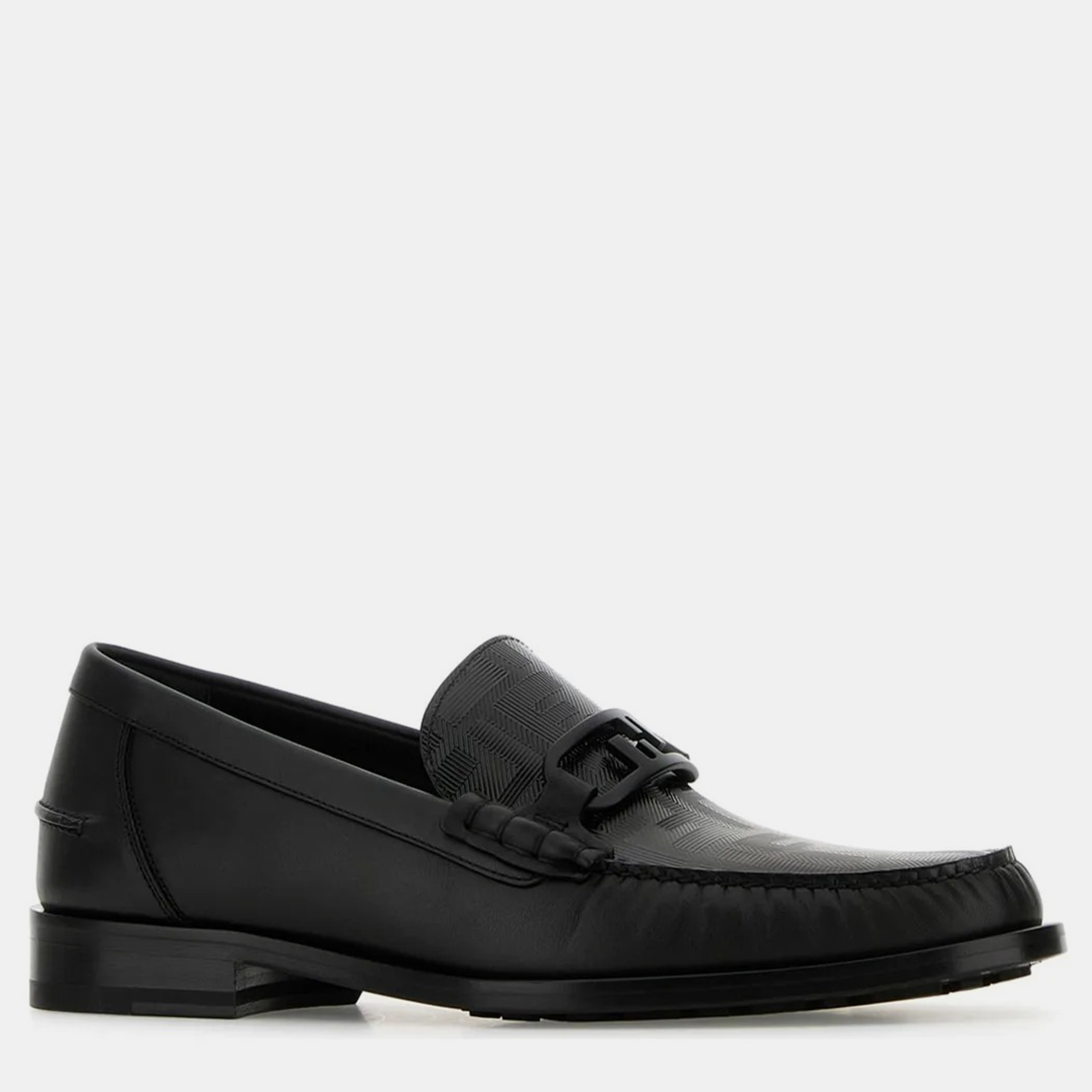 

Fendi Black Leather Mocassin UK 8