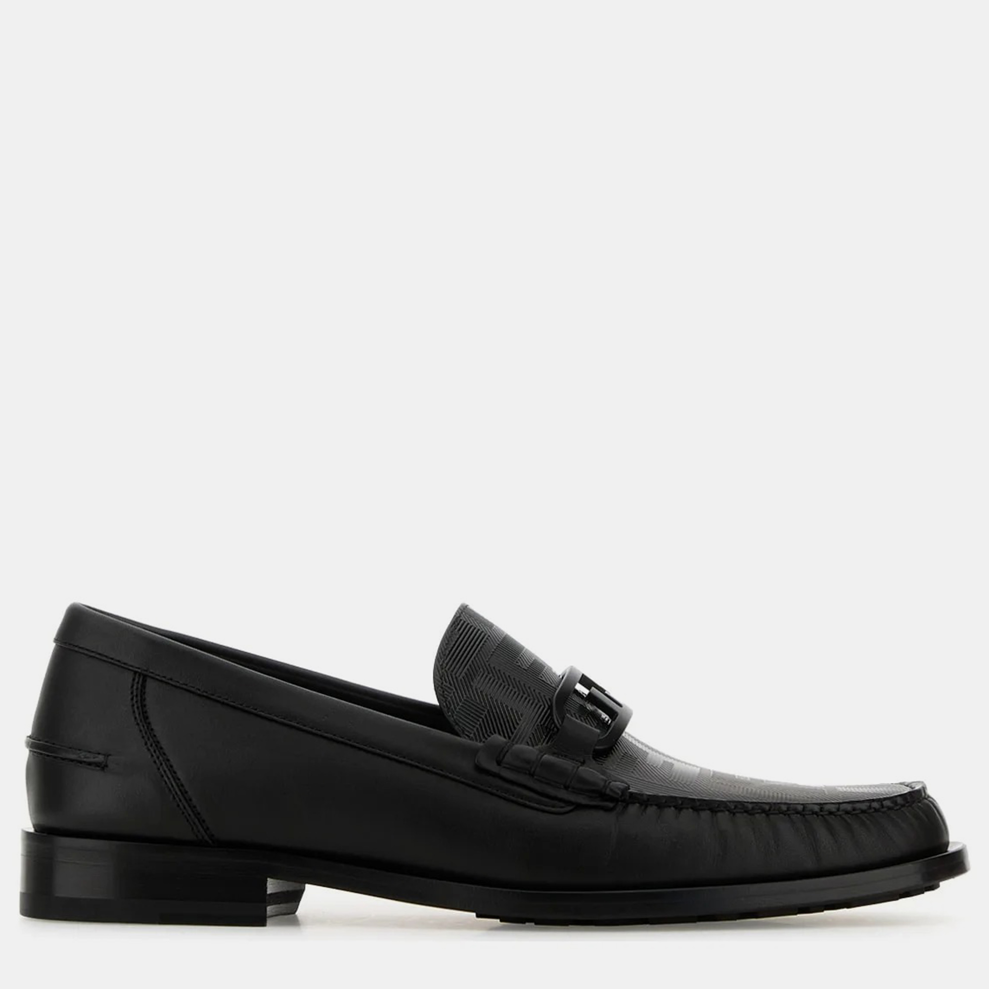 

Fendi Black Leather Mocassin UK 9