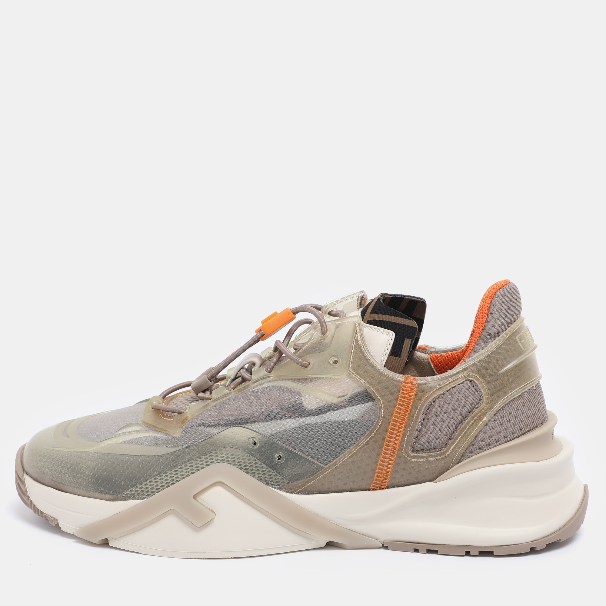 

Fendi Multicolor Mesh and Rubber Flow Sneakers Size 41