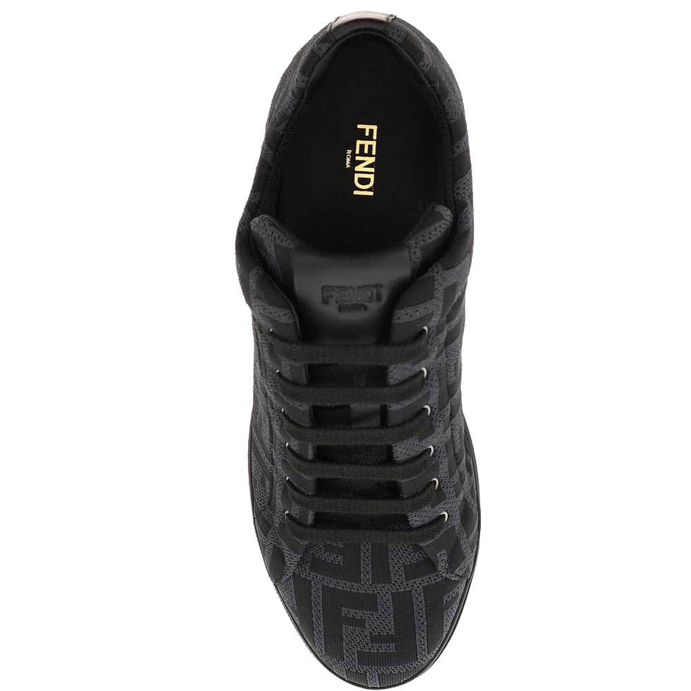 

Fendi Black FF Sneakers Size UK 7/EU