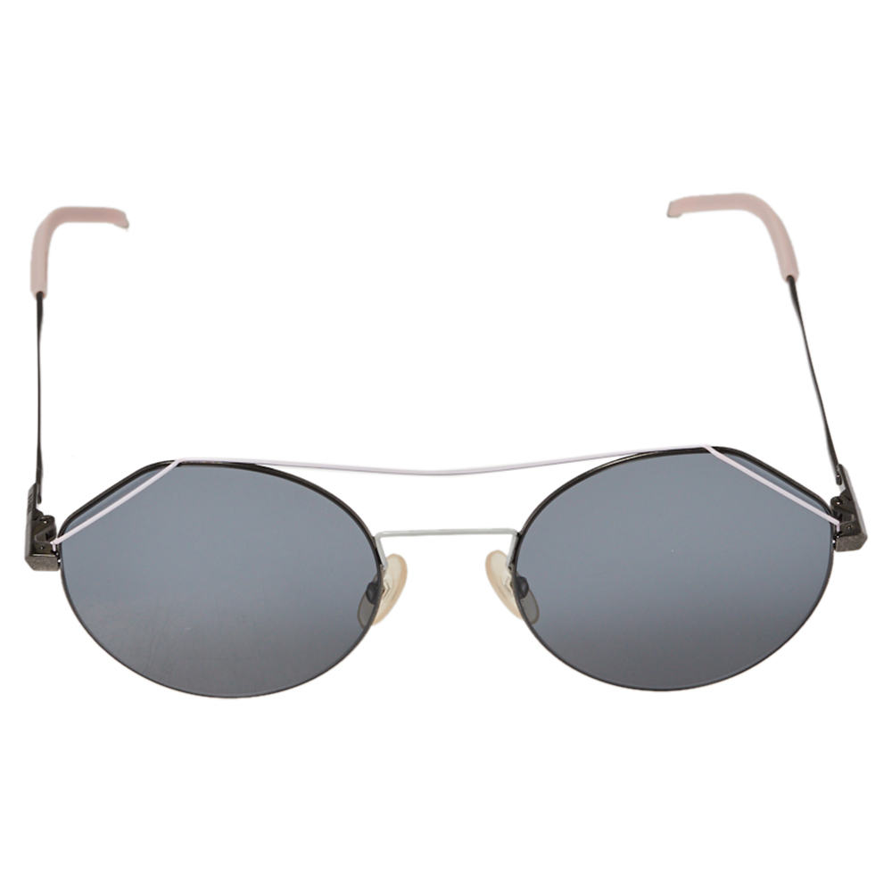 

Fendi Black Tone & Pink/ Grey M0042/S Round Sunglasses