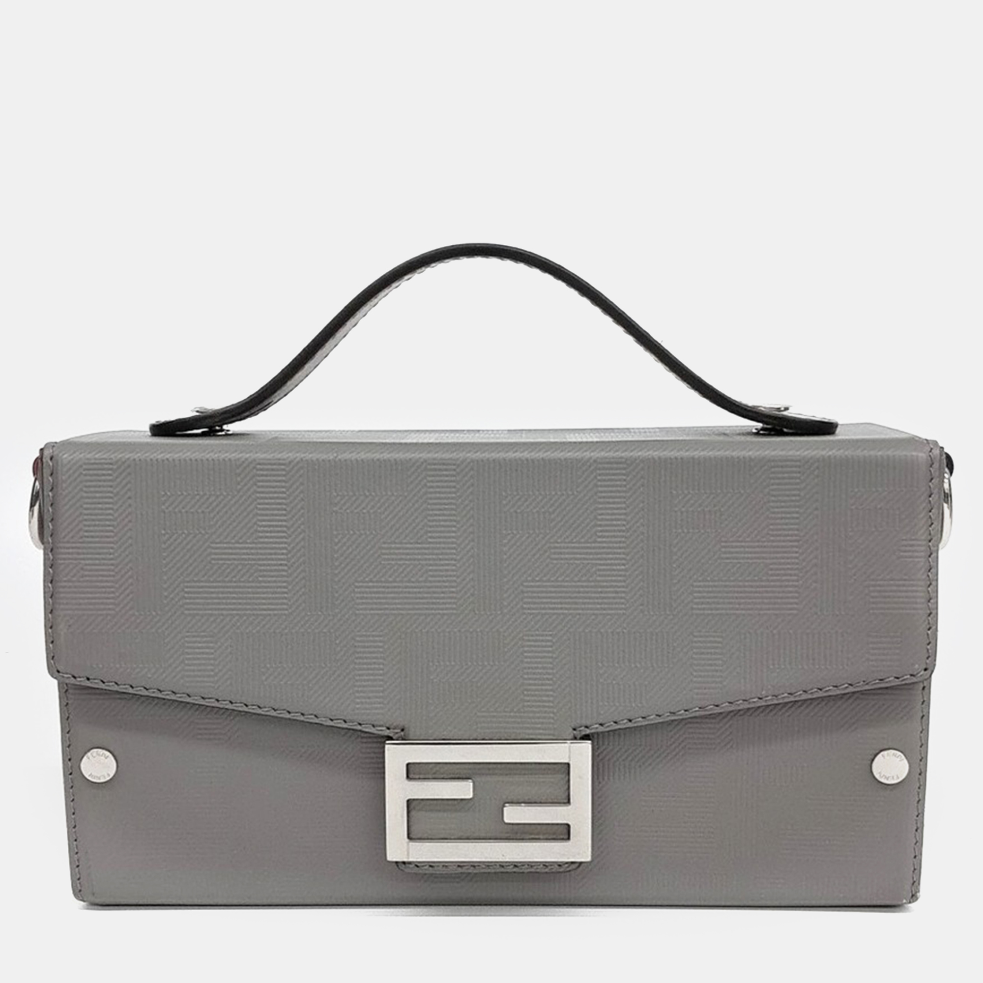 

Fendi baguette trunk bag, Grey