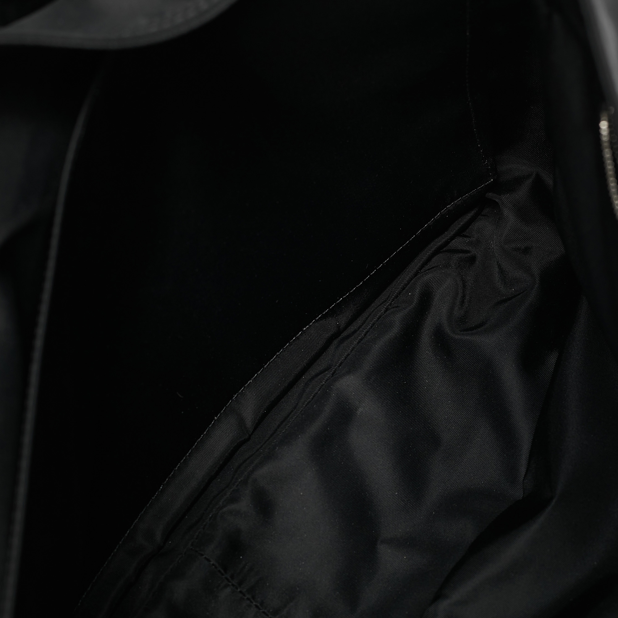 Fendi Black Econyl Baguette Messenger Bag 