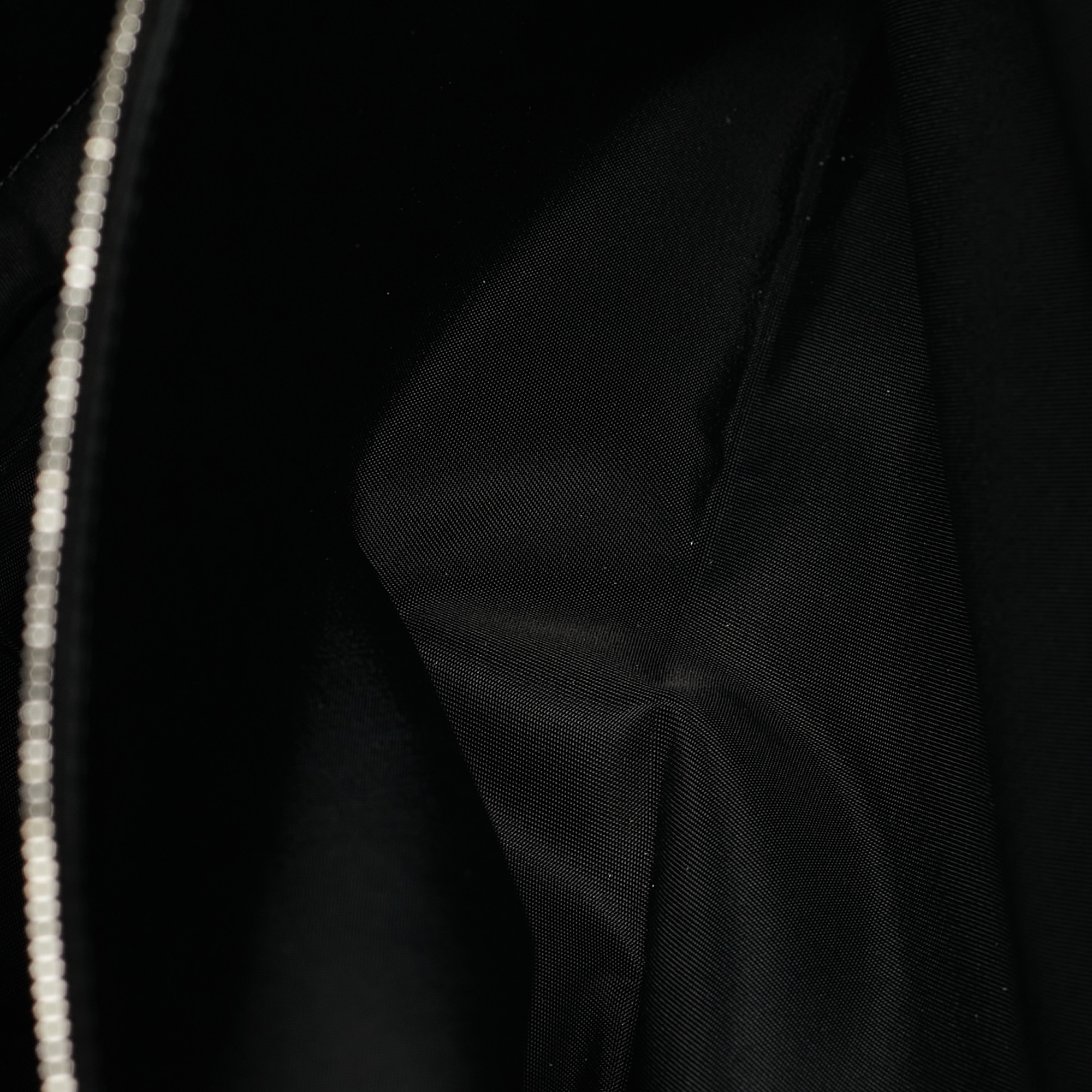 Fendi Black Econyl Baguette Messenger Bag 