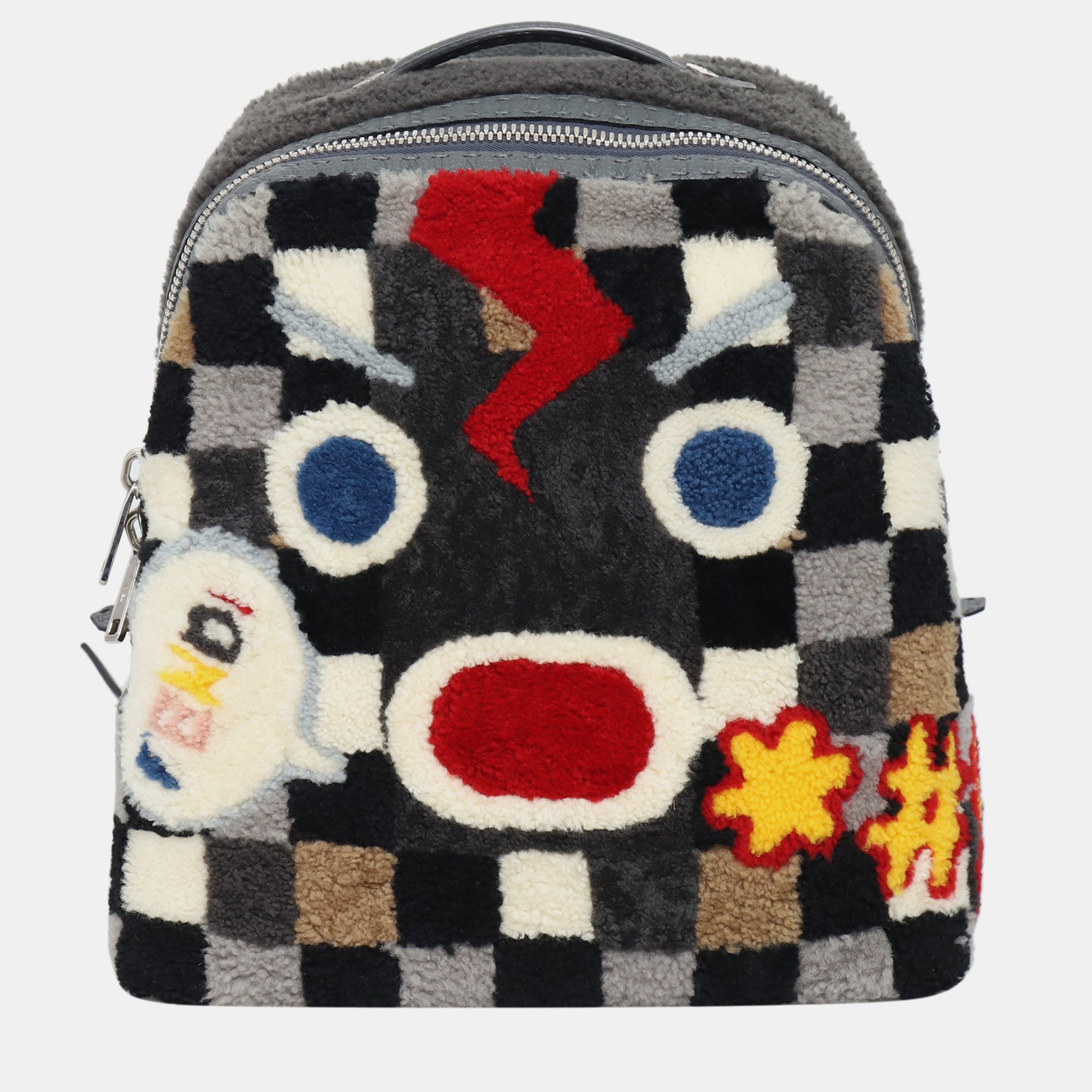 

Fendi Selleria Sheraling Fendi Faces Backpack, Multicolor