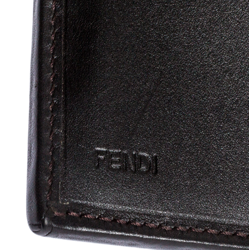 Leather wallet Fendi White in Leather - 25283292