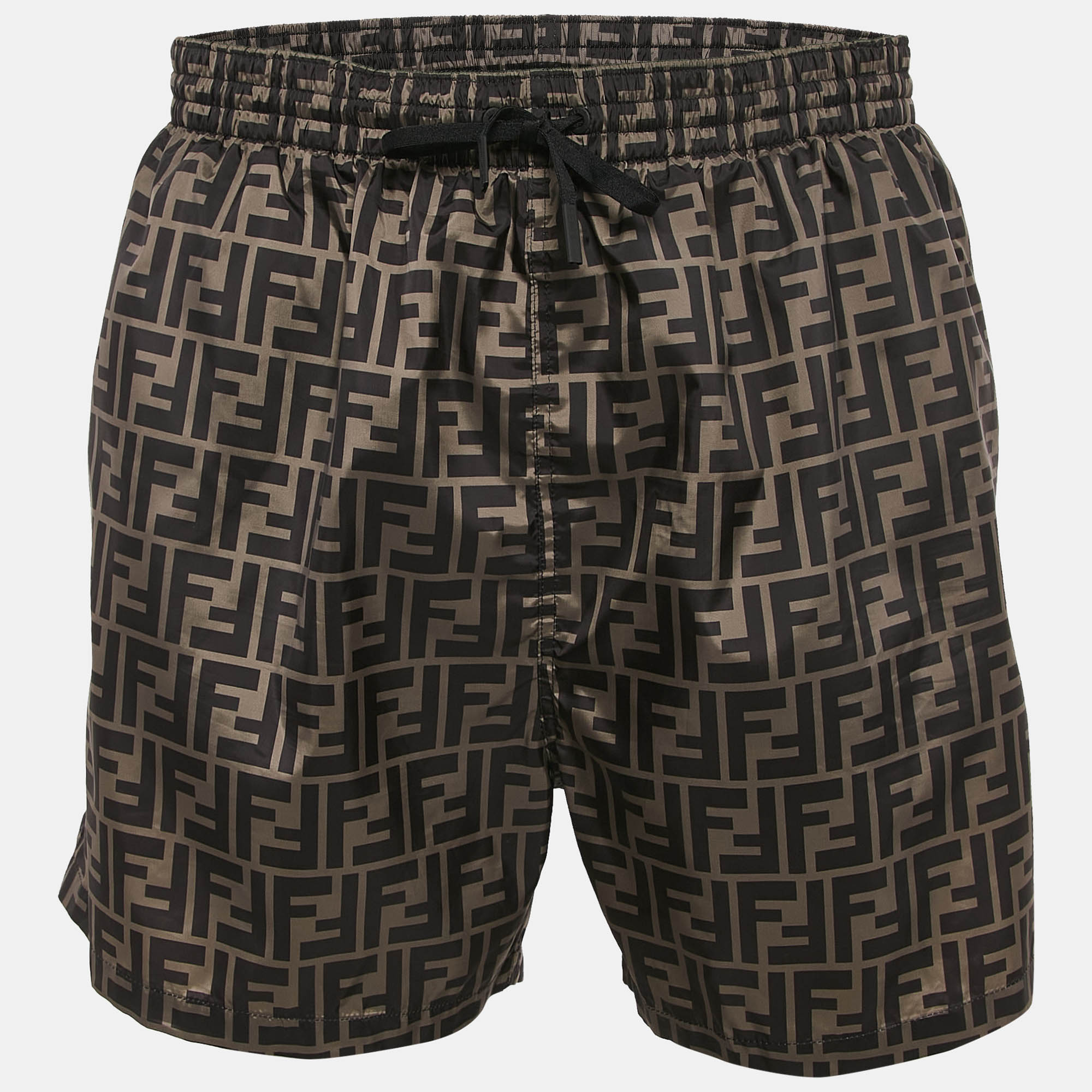 

Fendi Brown Zucca Print Synthetic Swim Shorts XXXL