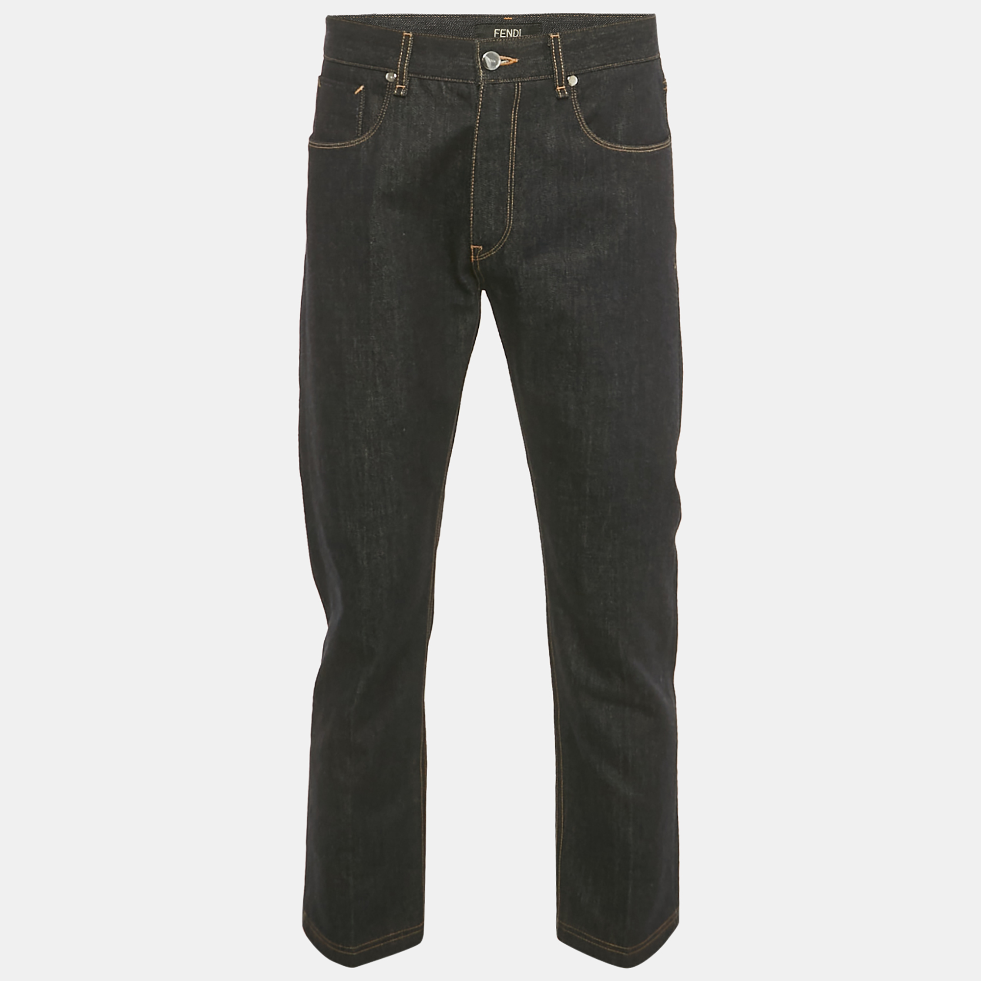 

Fendi Navy Blue Denim Regular Fit Jeans L Waist 34"
