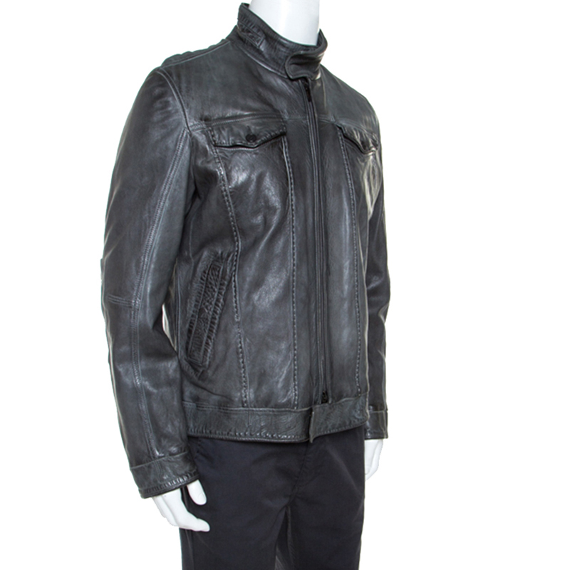 fendi leather jacket mens